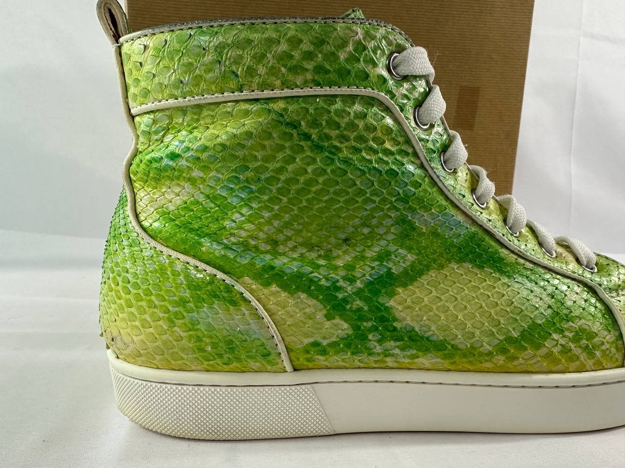 Christian Louboutin Christian Louboutin Rantus Orlato Flat Python Fresh Nappa Size US 11 / EU 44 - 3 Thumbnail