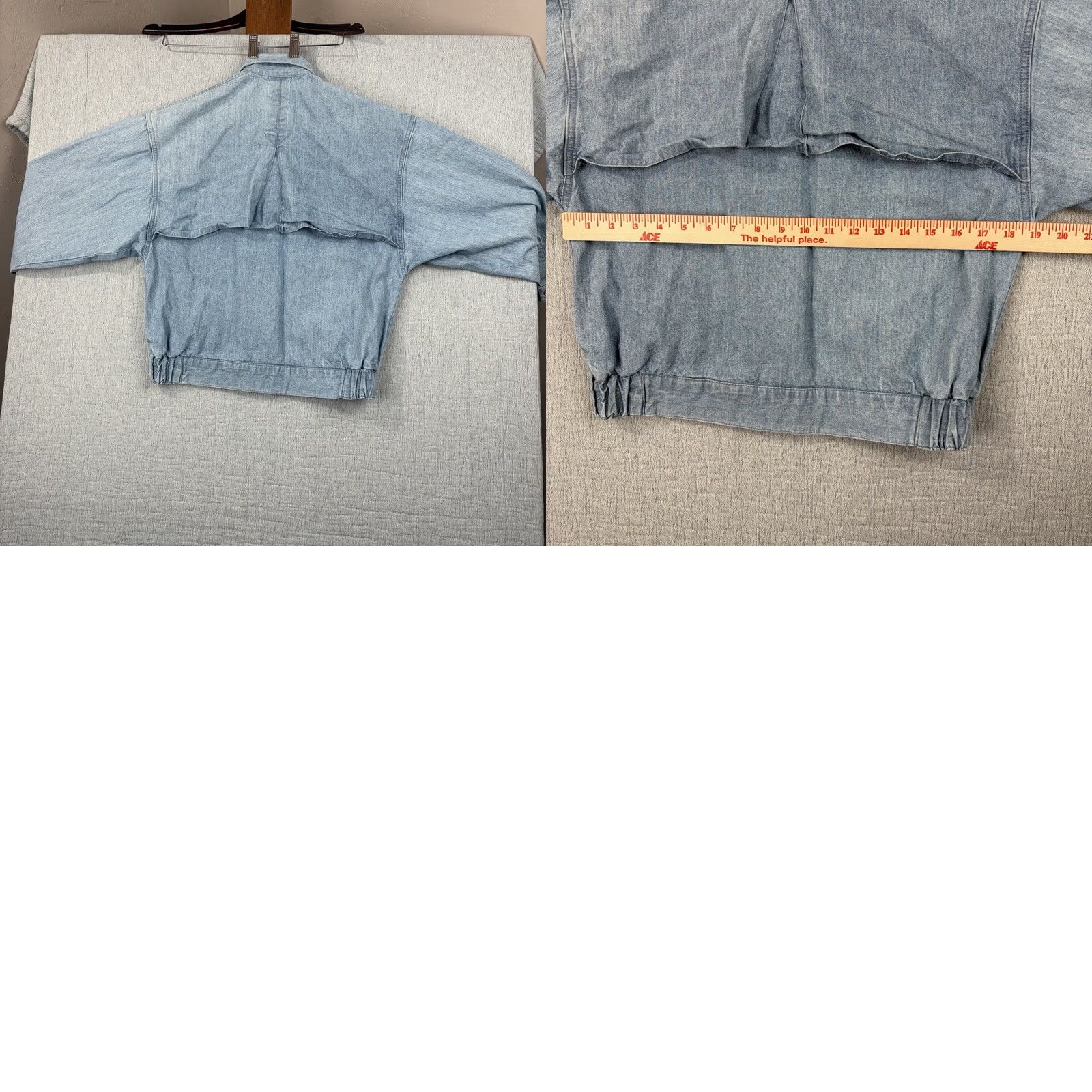 Vintage EUC Vintage Woolrich Denim Jacket - 80s/90s Workwear Size M / US 6-8 / IT 42-44 - 8 Thumbnail
