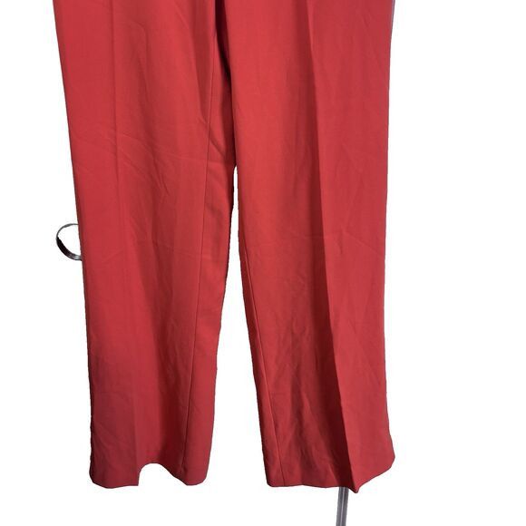 Zara Zara Orange Flare Dress Pants with zipper size XS Size 25" / US 0 / IT 36 - 3 Thumbnail