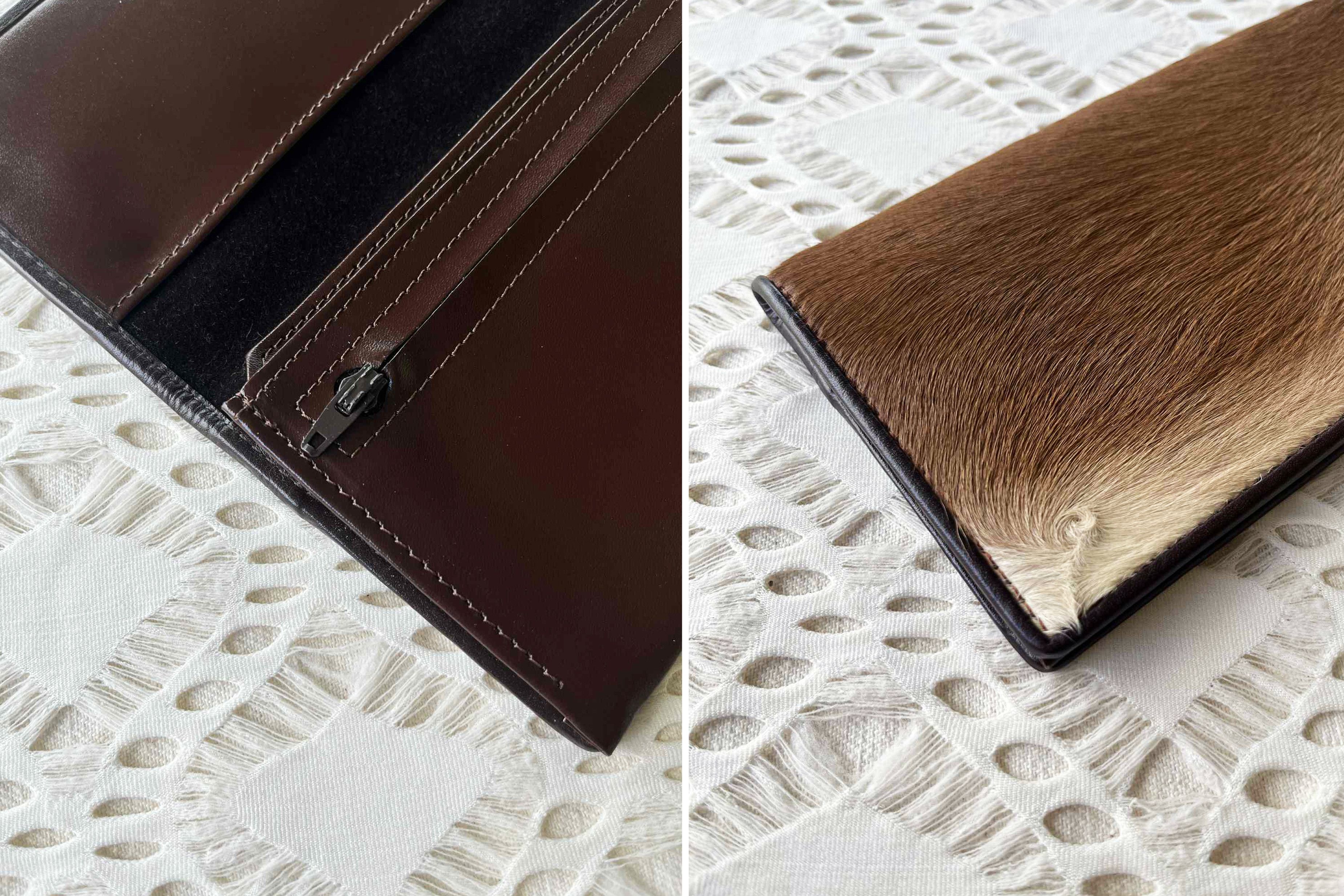 Vintage Vintage Genuine animal hair bifold Long Wallet on pu leather Size ONE SIZE - 9 Thumbnail