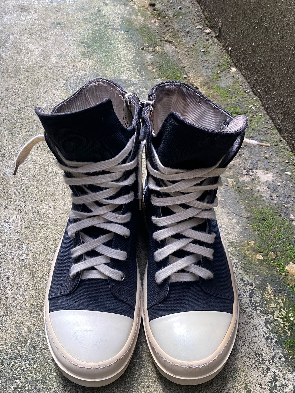 Rick Owens rick owens drkshdw ramones high Size US 7 / EU 40 - 2 Thumbnail