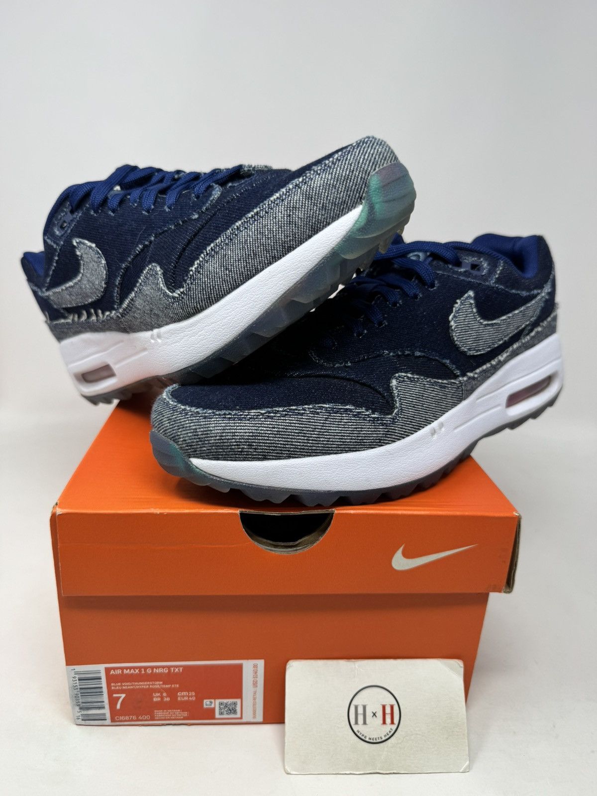 Nike Nike Air Max 1 Nrg Golf No Denim Allowed Size US 7 / EU 40 - 1 Thumbnail