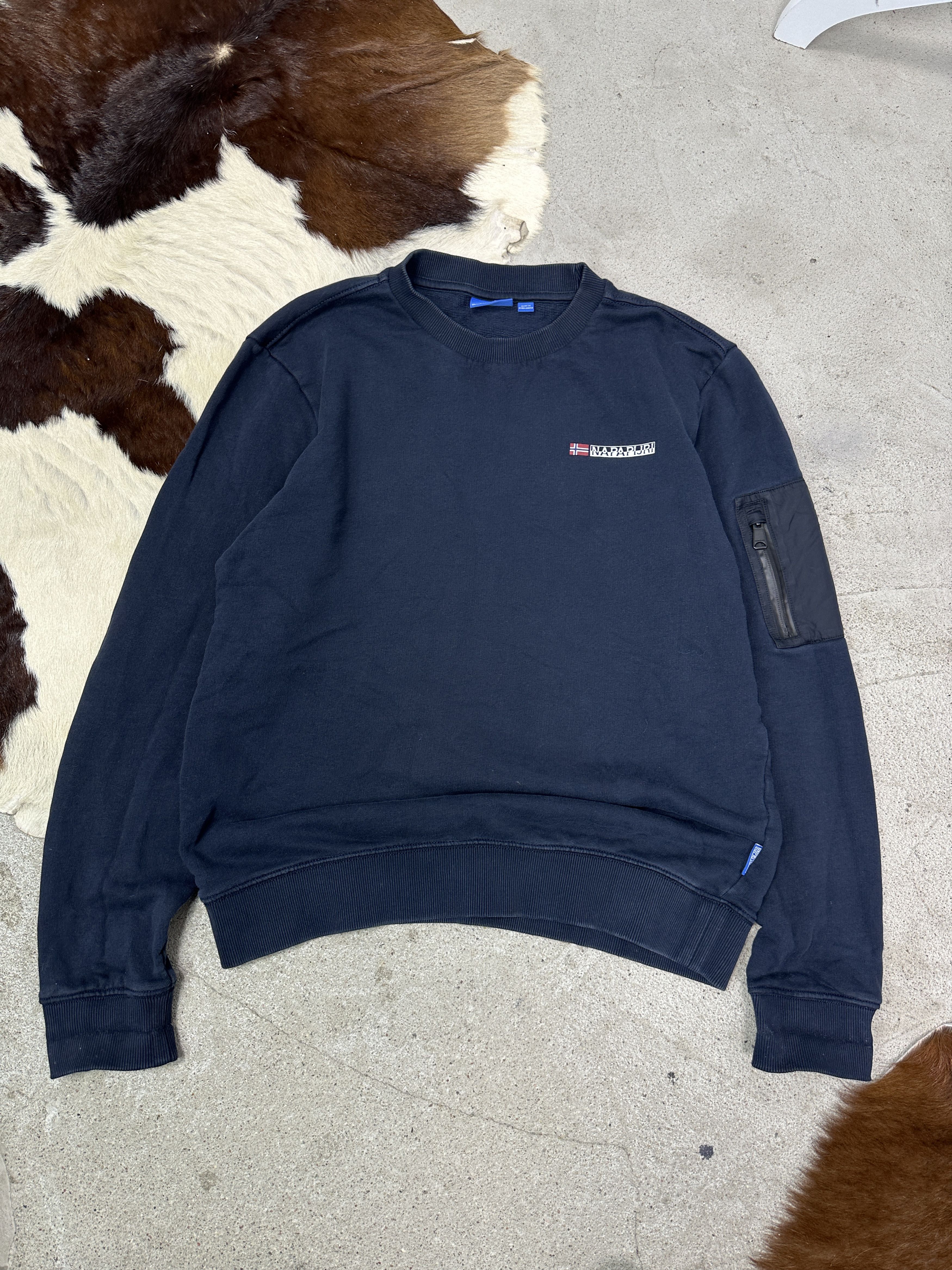 Napapijri Vintage Streetwear Sporty Napapijri Sweatshirt Y2K Size US M / EU 48-50 / 2 - 1 Thumbnail