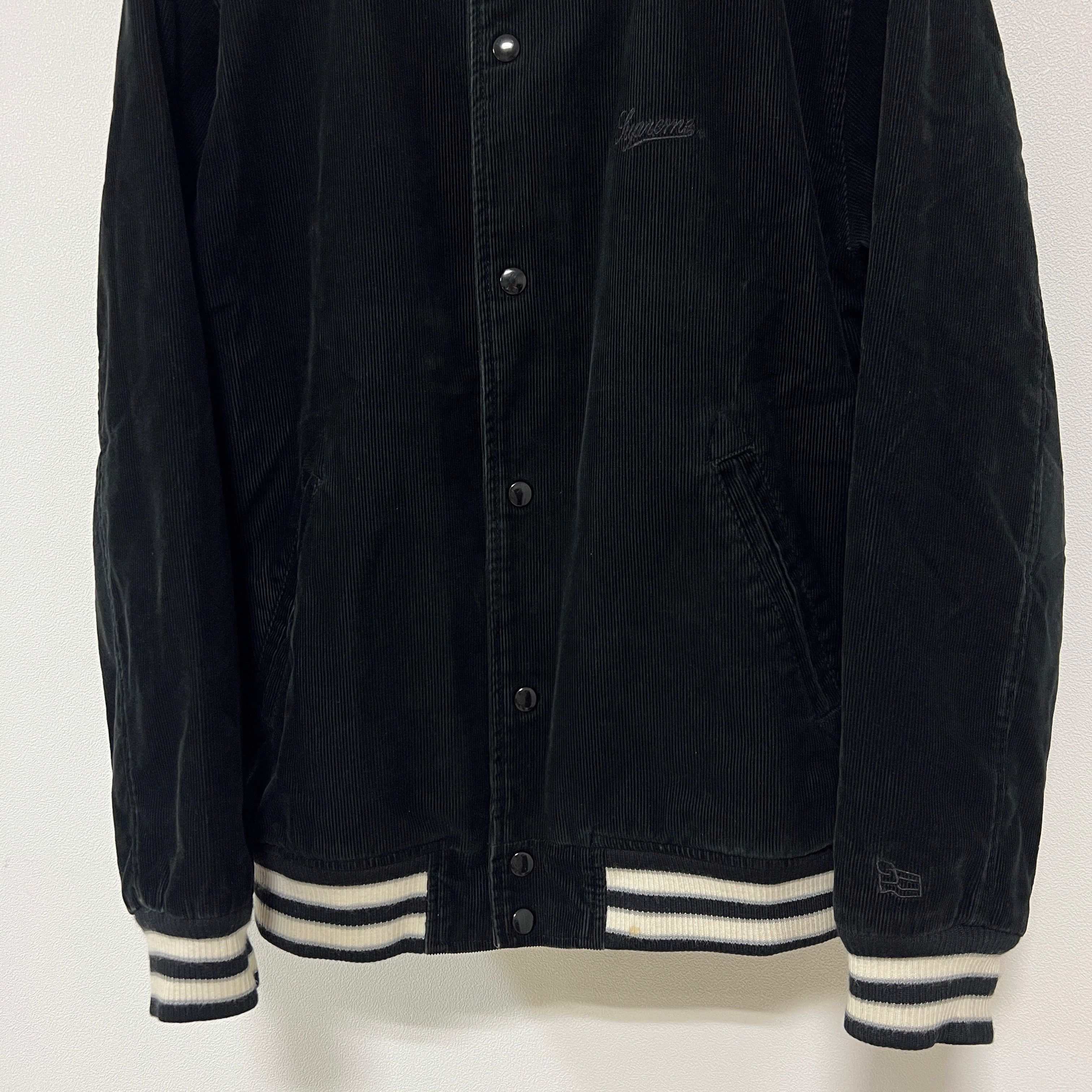 Supreme Supreme AW08 World Famous Corduroy Varsity Jacket Black Size US M / EU 48-50 / 2 - 7 Thumbnail