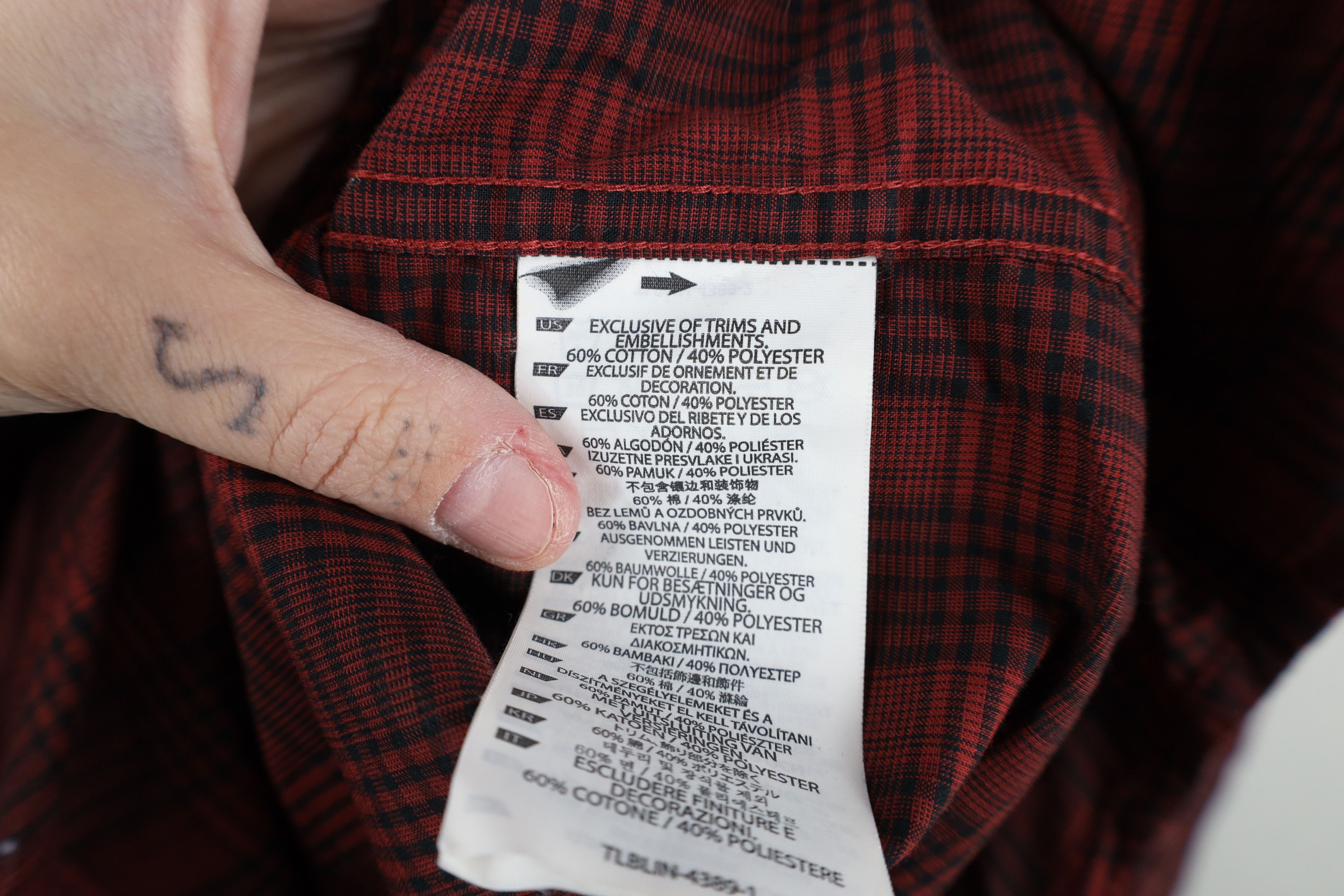 Vintage 5.11 Tactical Series Collared Uniform Button Shirt Plaid Size US L / EU 52-54 / 3 - 9 Thumbnail