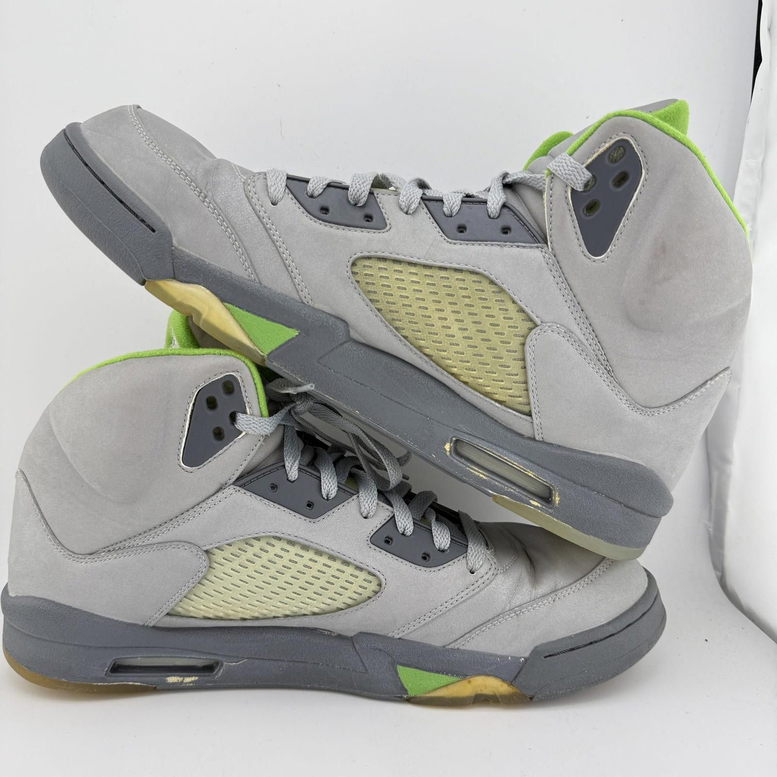 Jordan Brand Air Jordan 5 Green Bean 2006 US 15 Used D1775 Size US 15 / EU 48 - 7 Thumbnail