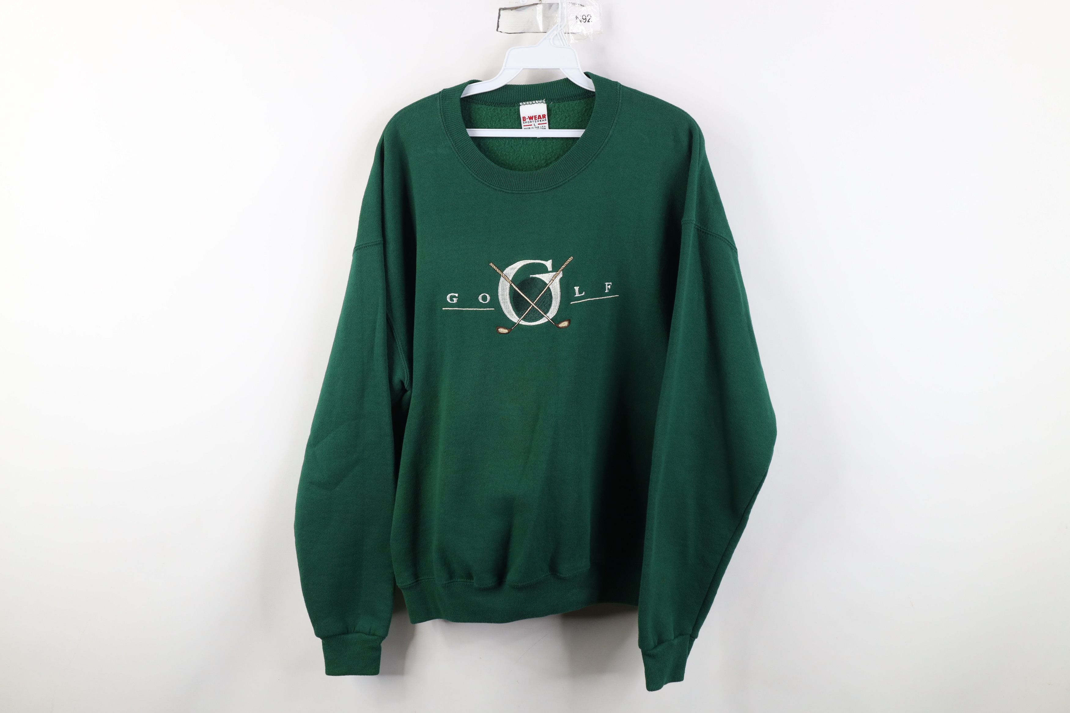 Vintage Vintage 90s Streetwear Golf Golfing Crewneck Sweatshirt USA Size US L / EU 52-54 / 3 - 1 Thumbnail