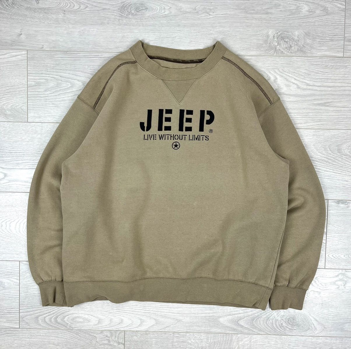 Jeep × Vintage Jeep Vintage 00s Logo Racing Sweatshirt Size US L / EU 52-54 / 3 - 1 Thumbnail