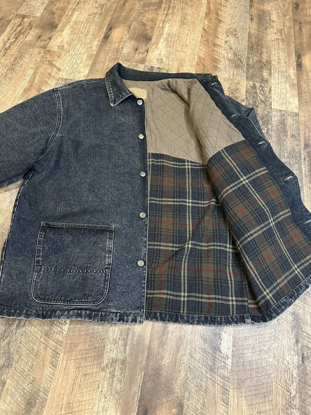 Gap Vintage 90s Gap Denim Premier Standard Barn Jacket Lined Size US XXL / EU 58 / 5 - 5 Thumbnail