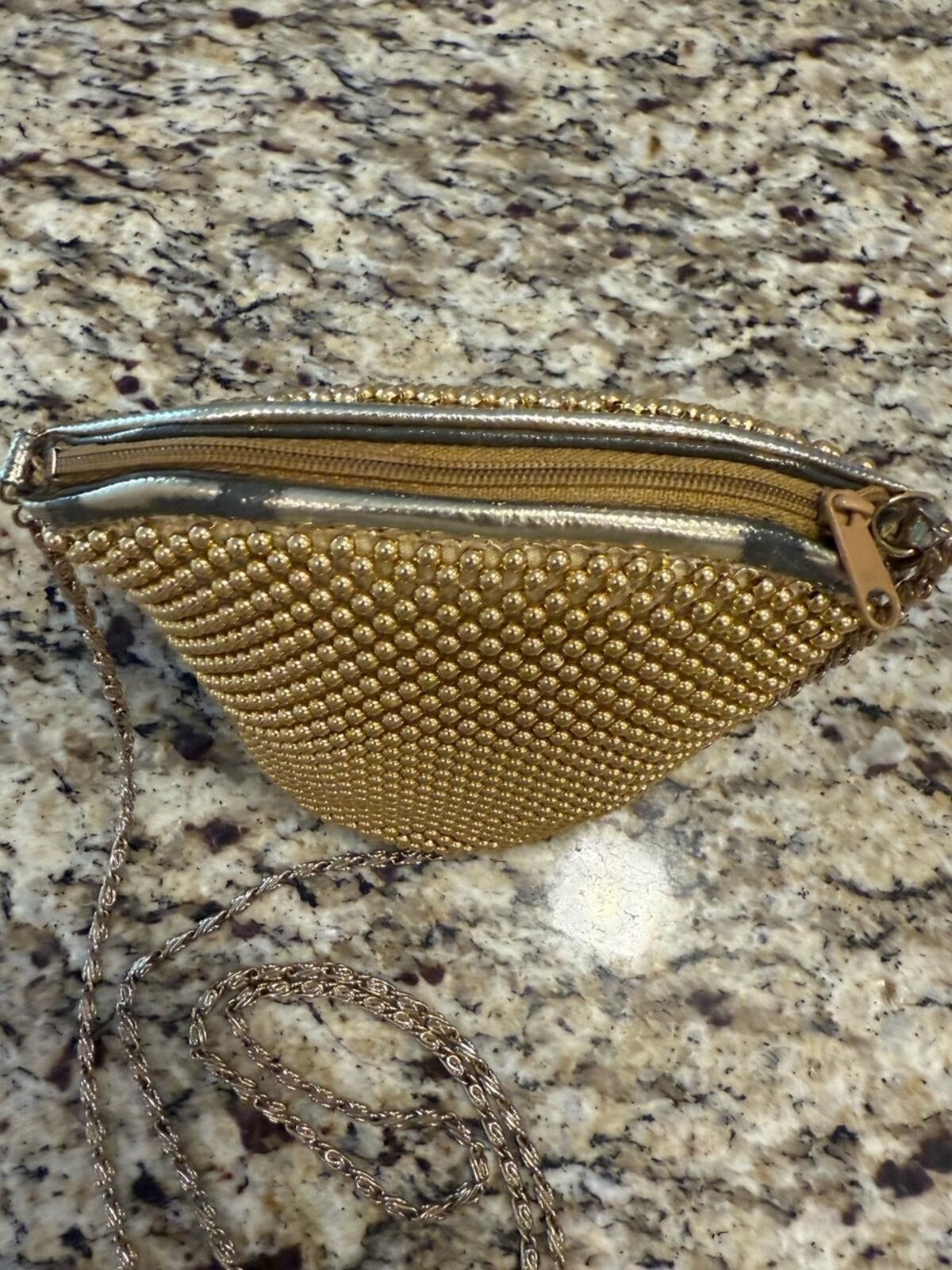 Other Gold beaded formal mini shoulder bag special occasions FLAW Size ONE SIZE - 3 Thumbnail
