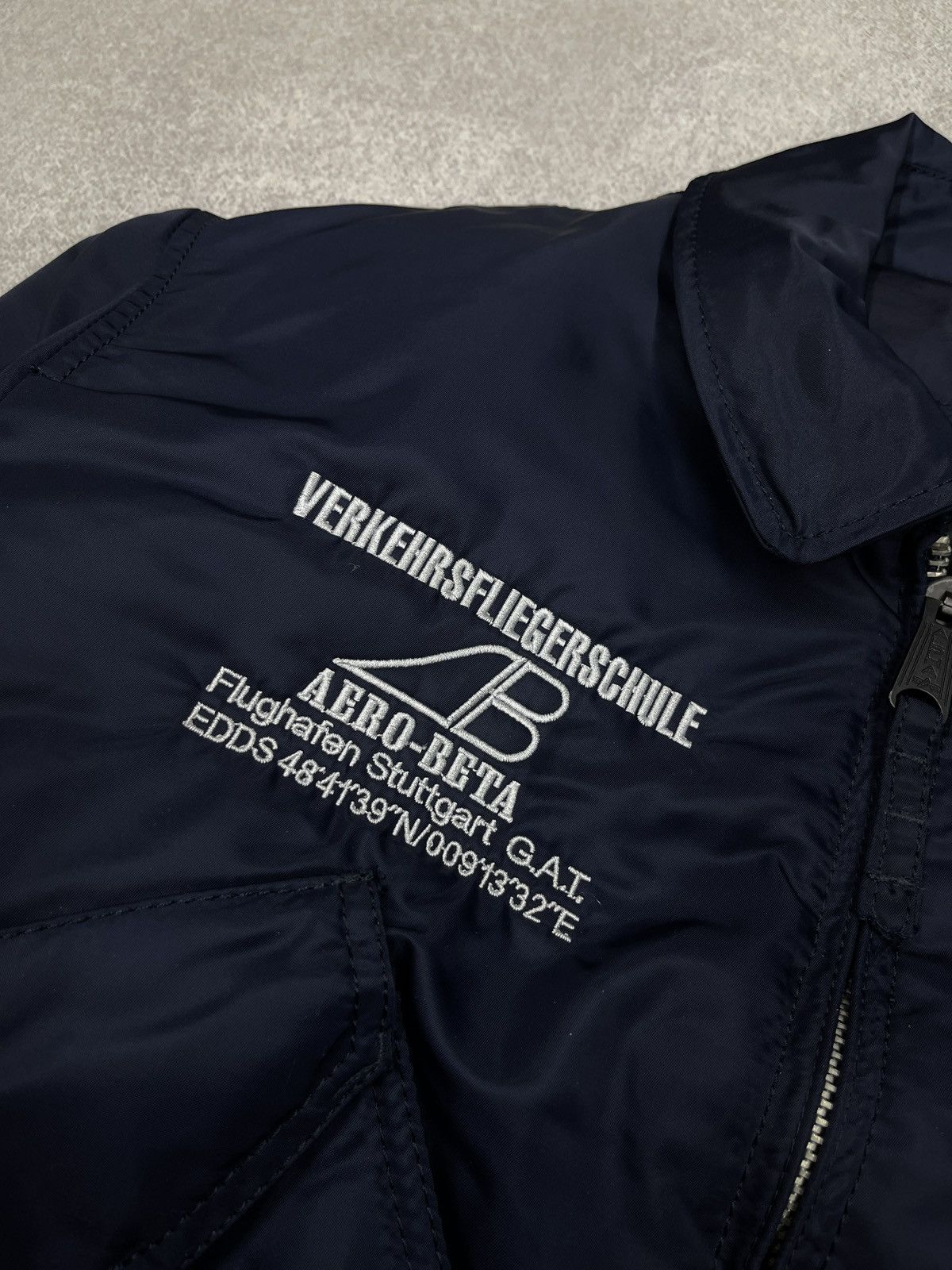Alpha Industries Alpha Industries CWU 45 Flight Bomber Jacket Navy Nylon Size US M / EU 48-50 / 2 - 6 Thumbnail