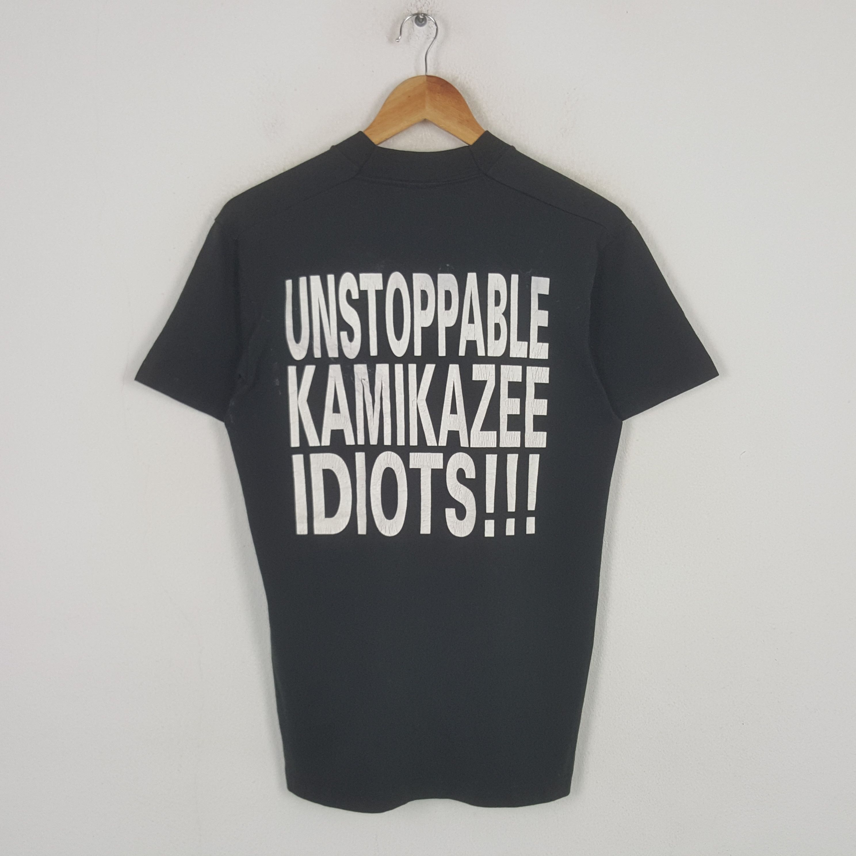 Band Tees Vintage 90's Unstoppable Kamikaze Idiots UK Punk Tshirt RR27 Size US M / EU 48-50 / 2 - 1 Thumbnail
