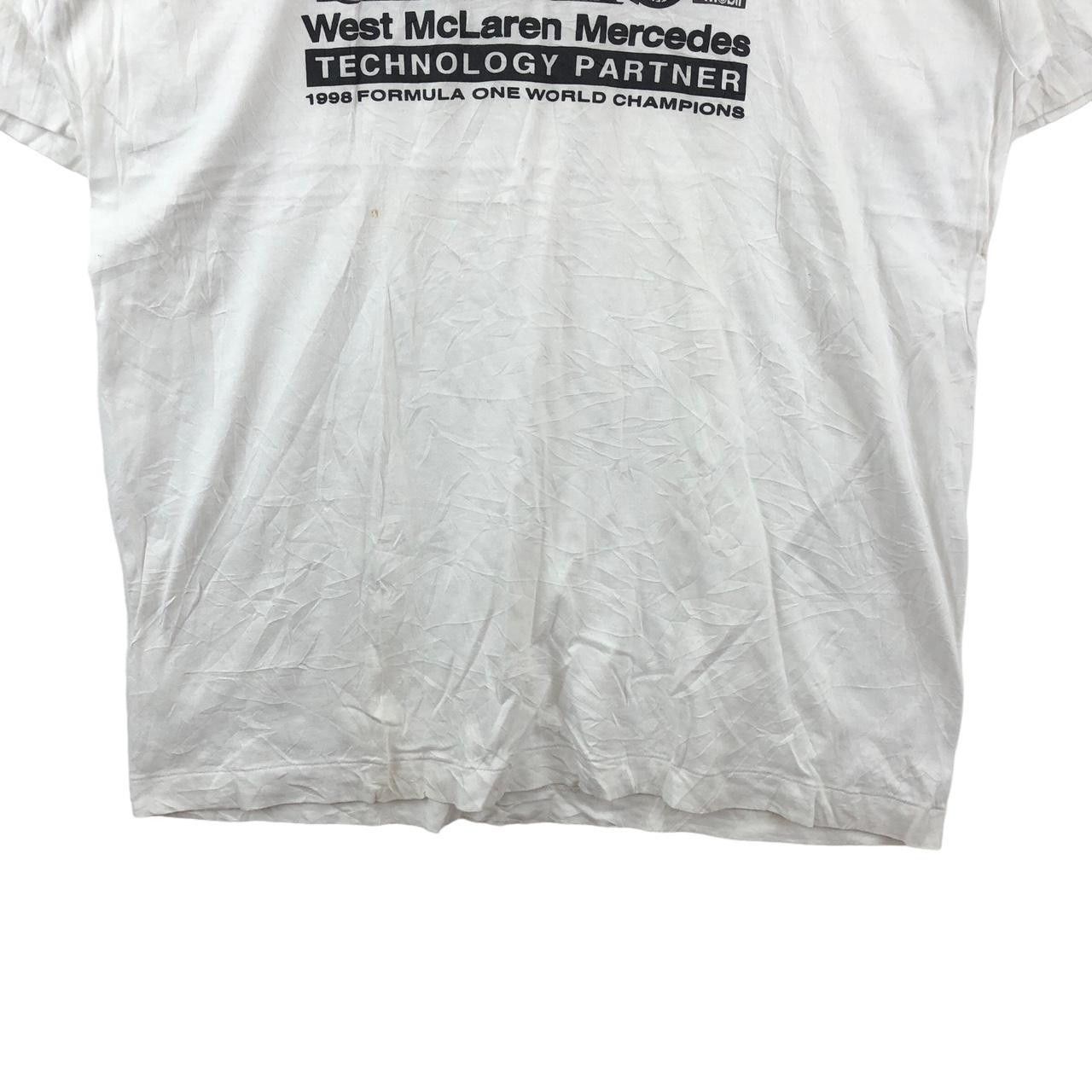 Vintage Vintage WEST MCLAREN MERCEDES F1 Racing Tee Shirt Kenwood Size US M / EU 48-50 / 2 - 4 Thumbnail