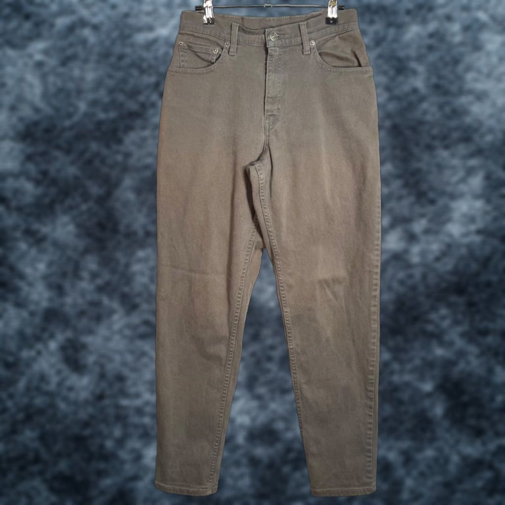 Levi's VINTAGE Levis 550 Jeans Womens Size 6 Relaxed Fit Tapered Leg Brown Cotton Blend Casual Size 28" / US 6 / IT 42 - 1 Thumbnail