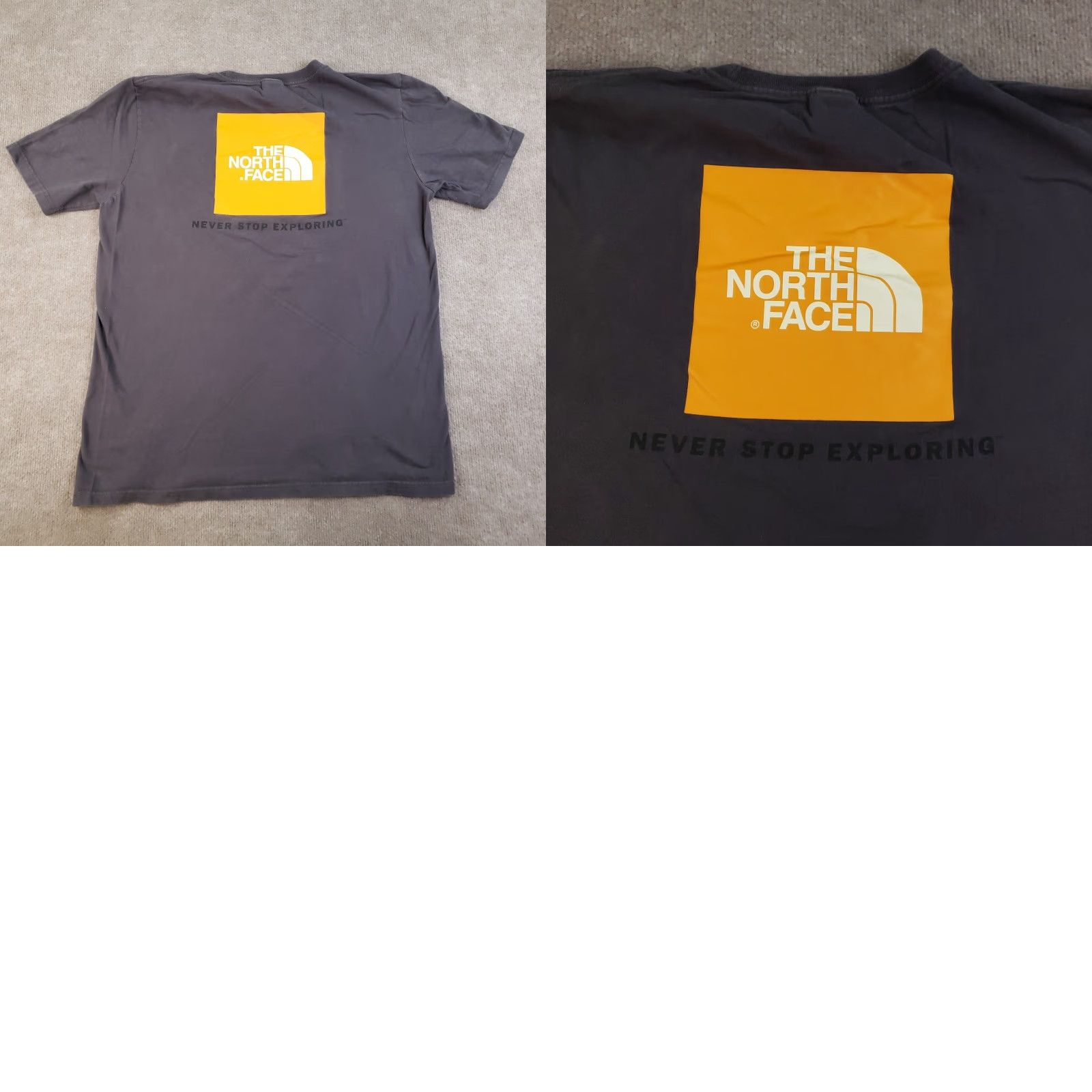The North Face The North Face Shirt Mens L Gray Crew Neck Short Sleeve Tee Logo Size US L / EU 52-54 / 3 - 8 Thumbnail