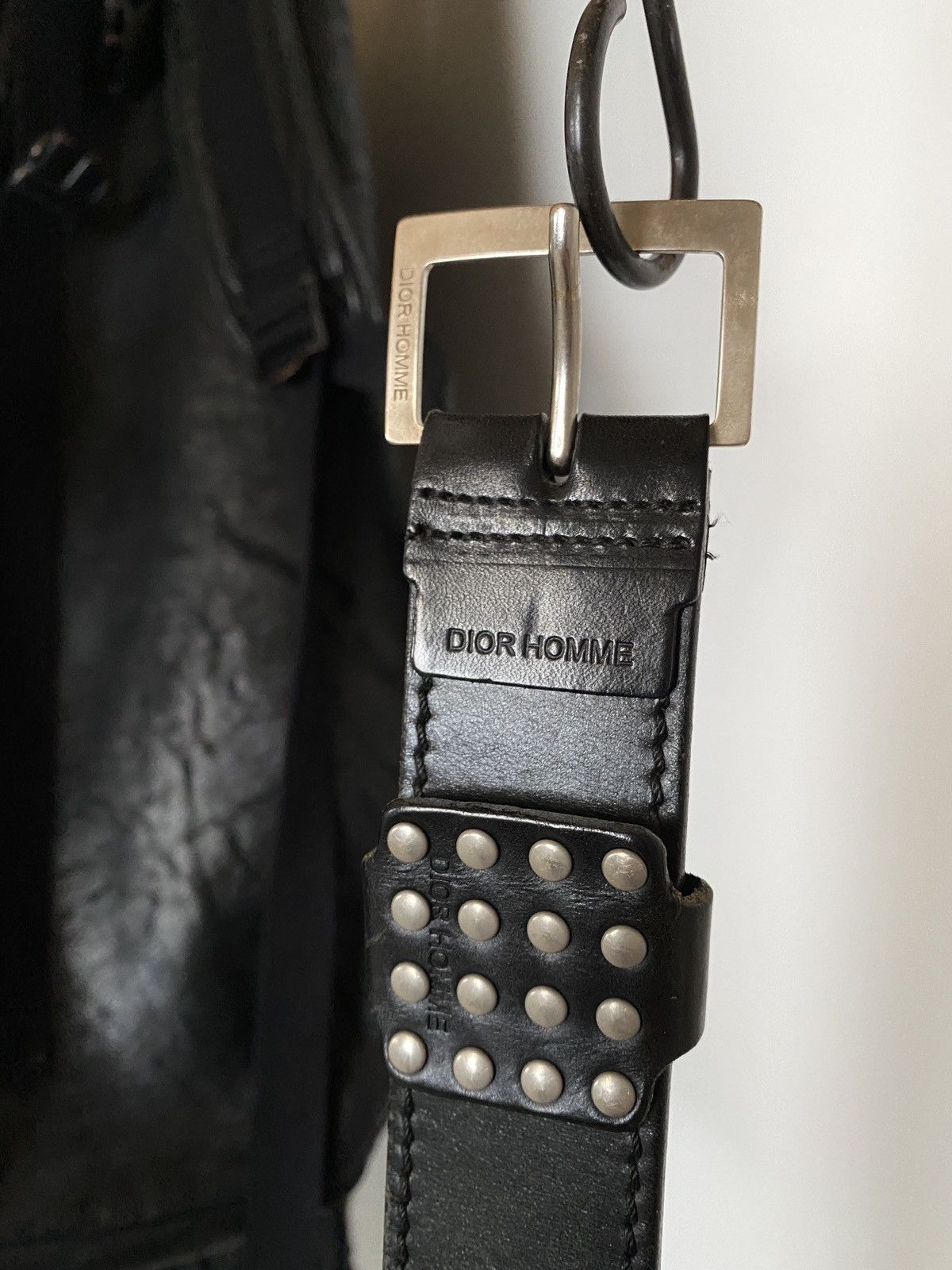 AW07 DIOR Hedi Slimane Studded Belt