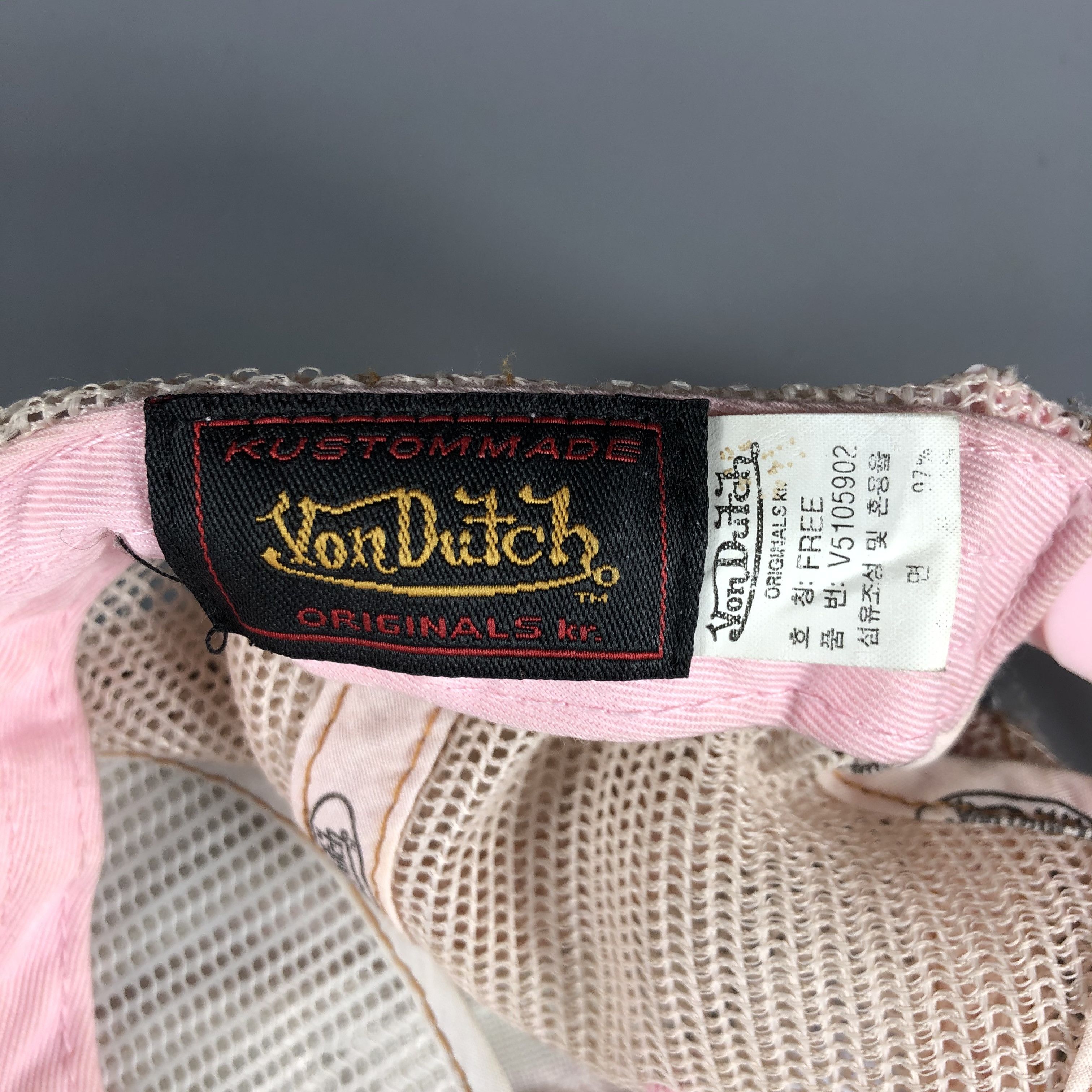 Vintage × Von Dutch Womens Von Dutch Trucker Hats -D665 Size ONE SIZE - 5 Thumbnail