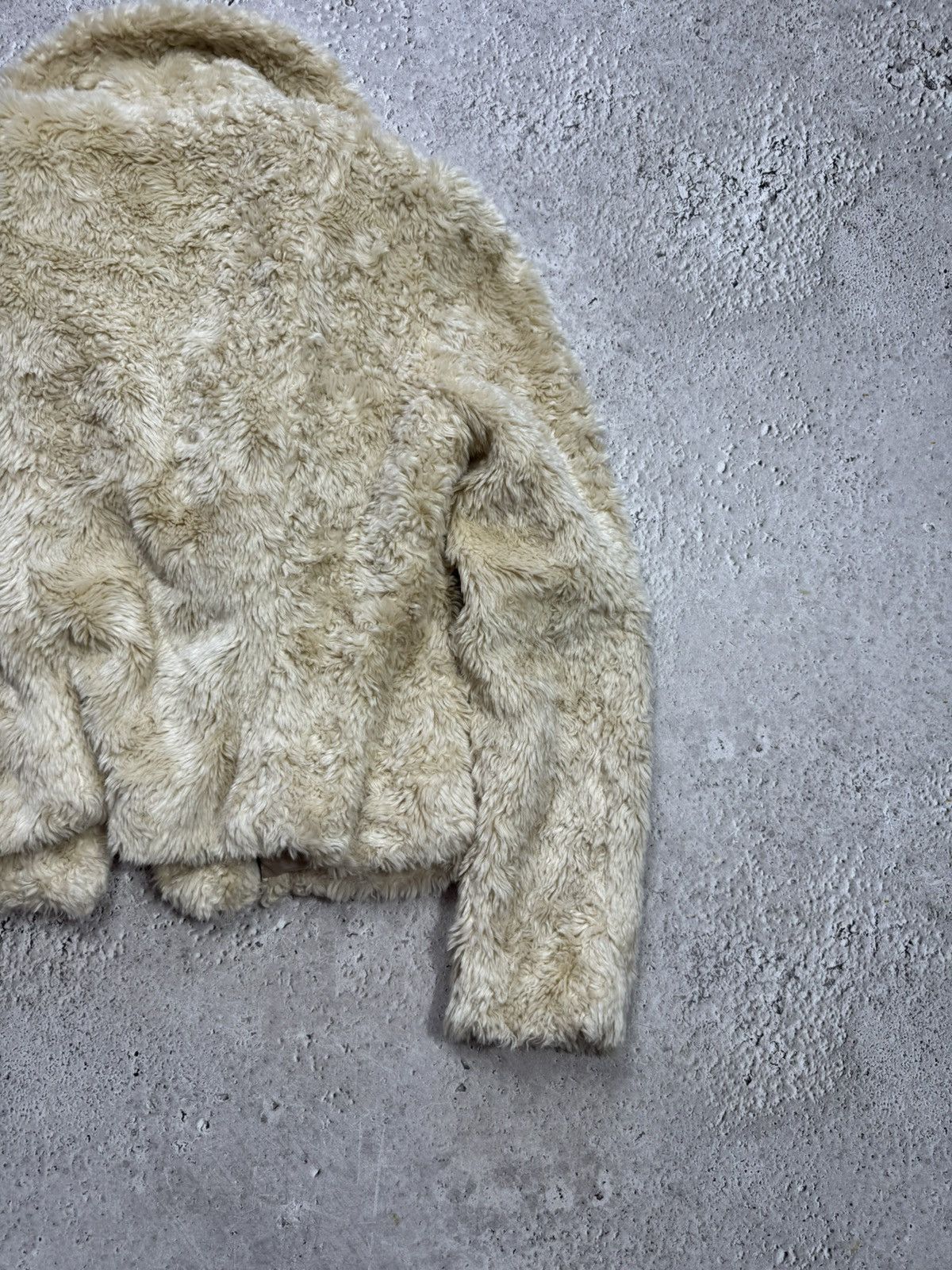 Other Vintage Faux Fur Teddy Jacket Women’s L Cream Y2K Soft Size L / US 10 / IT 46 - 11 Thumbnail