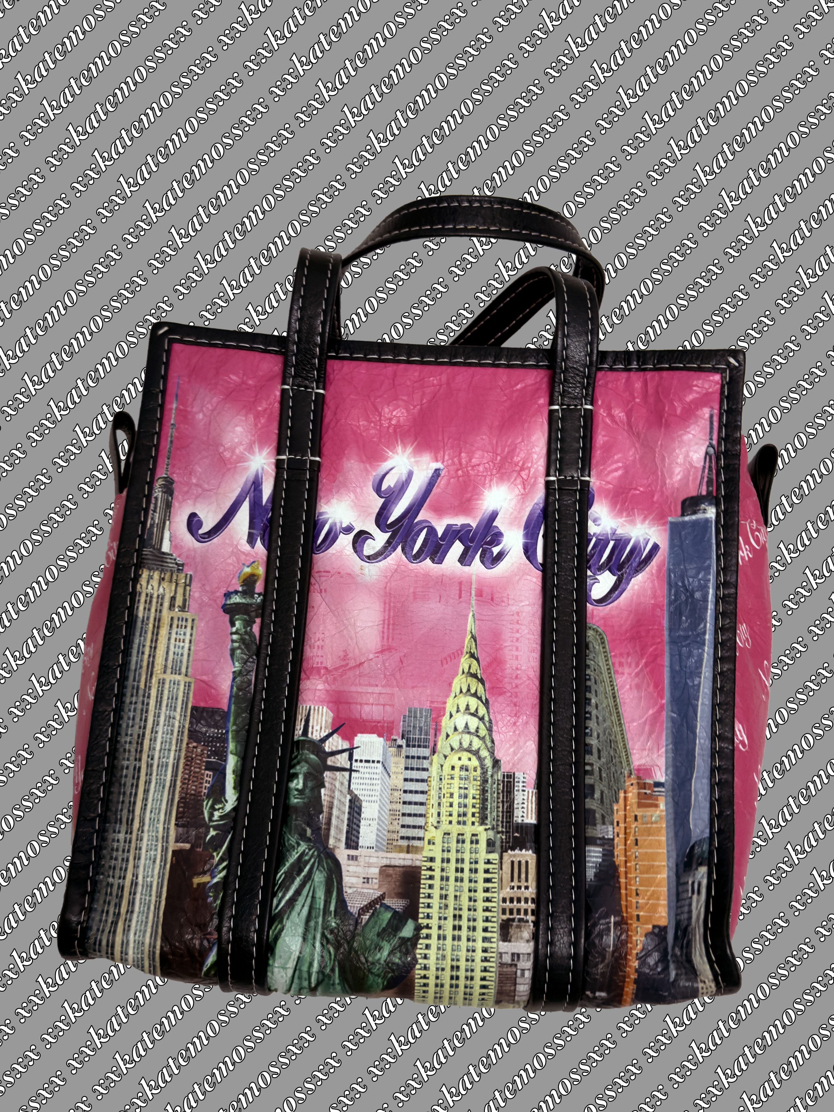 Balenciaga Balenciaga multicoloured New York bazar shopper tote bag Size ONE SIZE - 6 Thumbnail