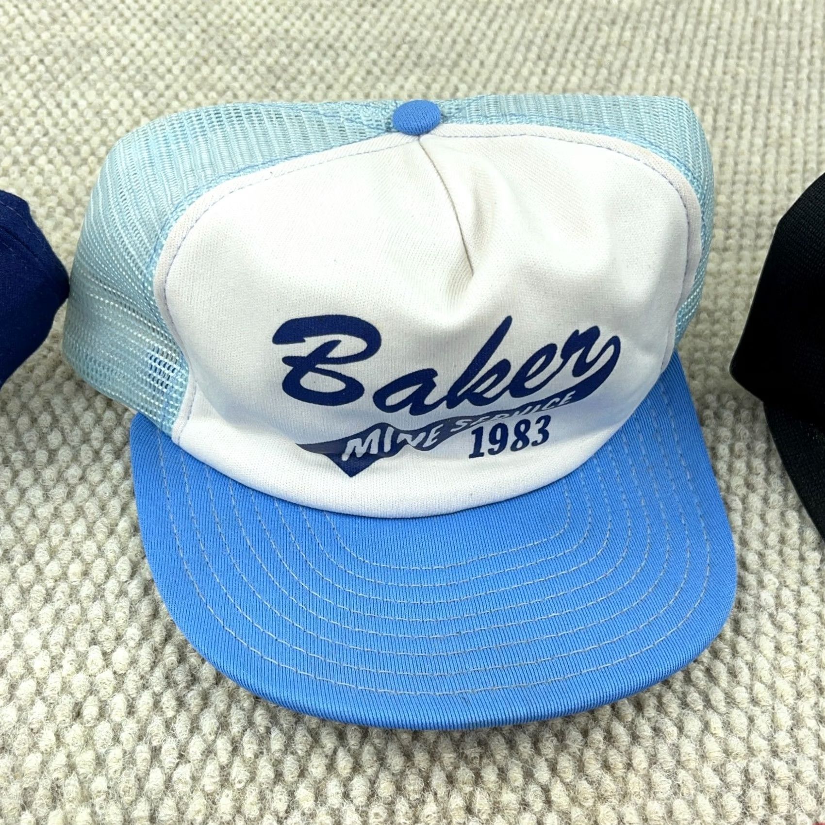 Vintage Vintage 90s Trucker Hat Lot Strap Snap Back - 80s American Advertising Size ONE SIZE - 6 Thumbnail