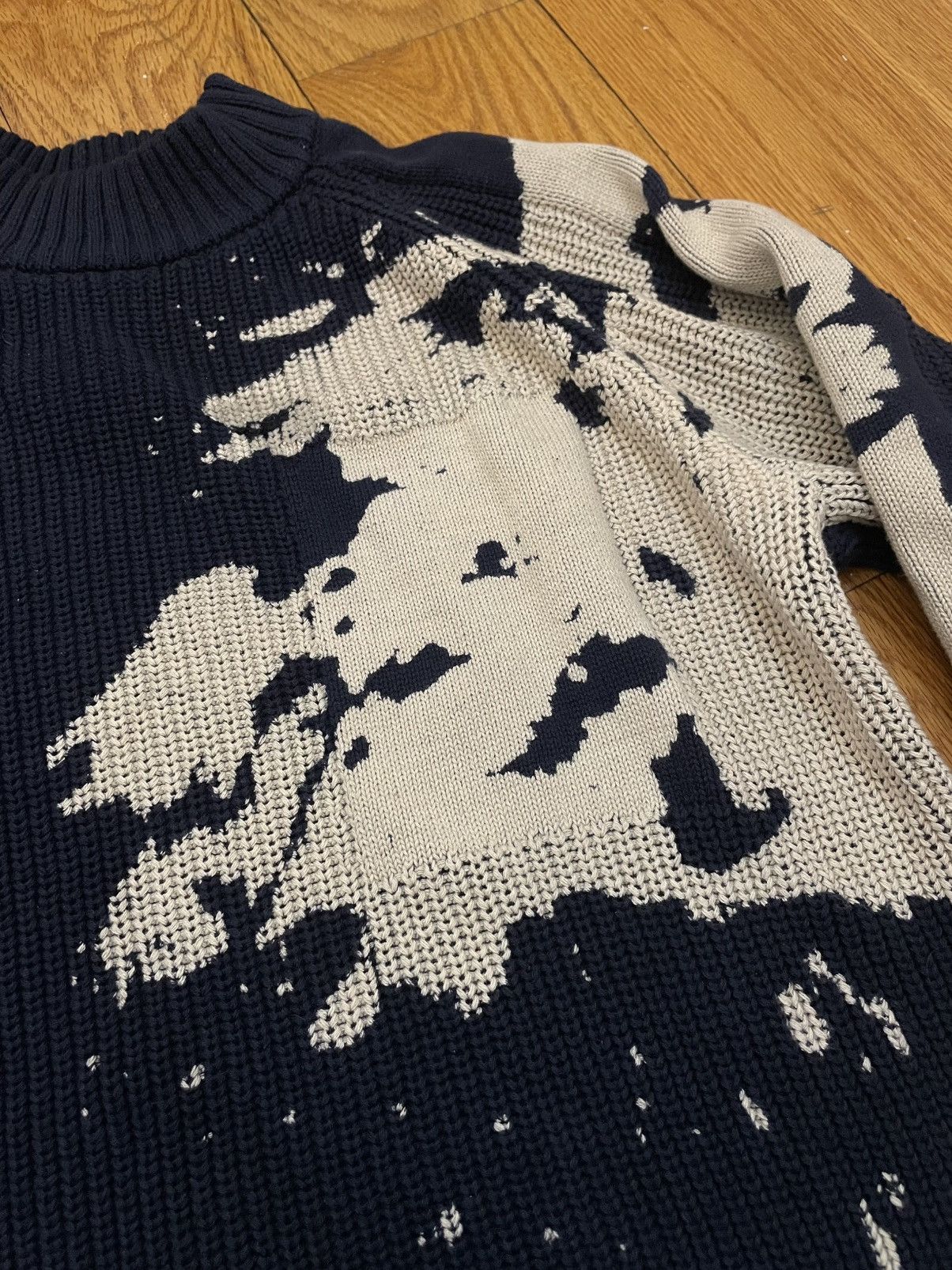 Other Topographic Cross Eyed Moose Sweater Size US M / EU 48-50 / 2 - 3 Thumbnail