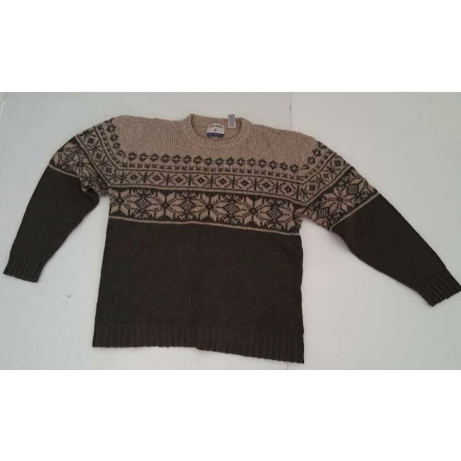 High Sierra VINTAGE High Sierra Sweater Knit Wool Beige XL Men Pullover 26in long 26in pit to pit Size US XL / EU 56 / 4 - 2 Thumbnail