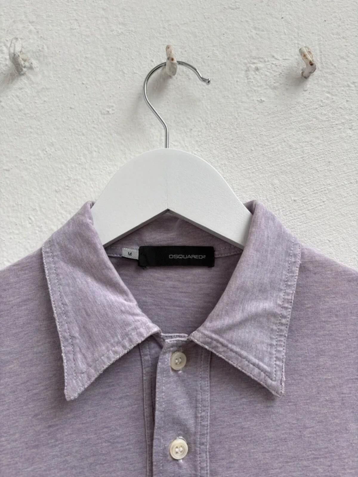 Dsquared2 Dsquared2 SS2007 "Locker Room Access" Polo Grey/Purple Size US M / EU 48-50 / 2 - 2 Thumbnail