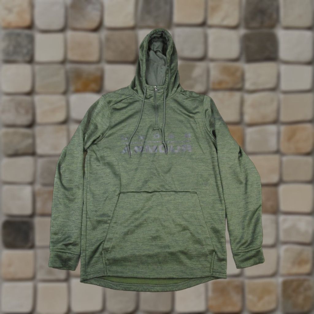 Under Armour Under Armour Hoodie Mens Small Green Cold Gear Running Quarter Zip Shirt Size US S / EU 44-46 / 1 - 1 Thumbnail