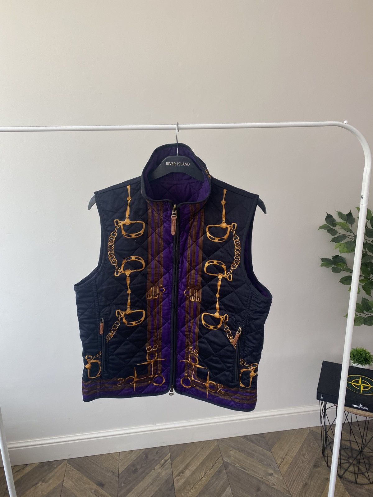Ralph Lauren Vintage Ralph Lauren green label women's reversible vest Size L / US 10 / IT 46 - 1 Thumbnail