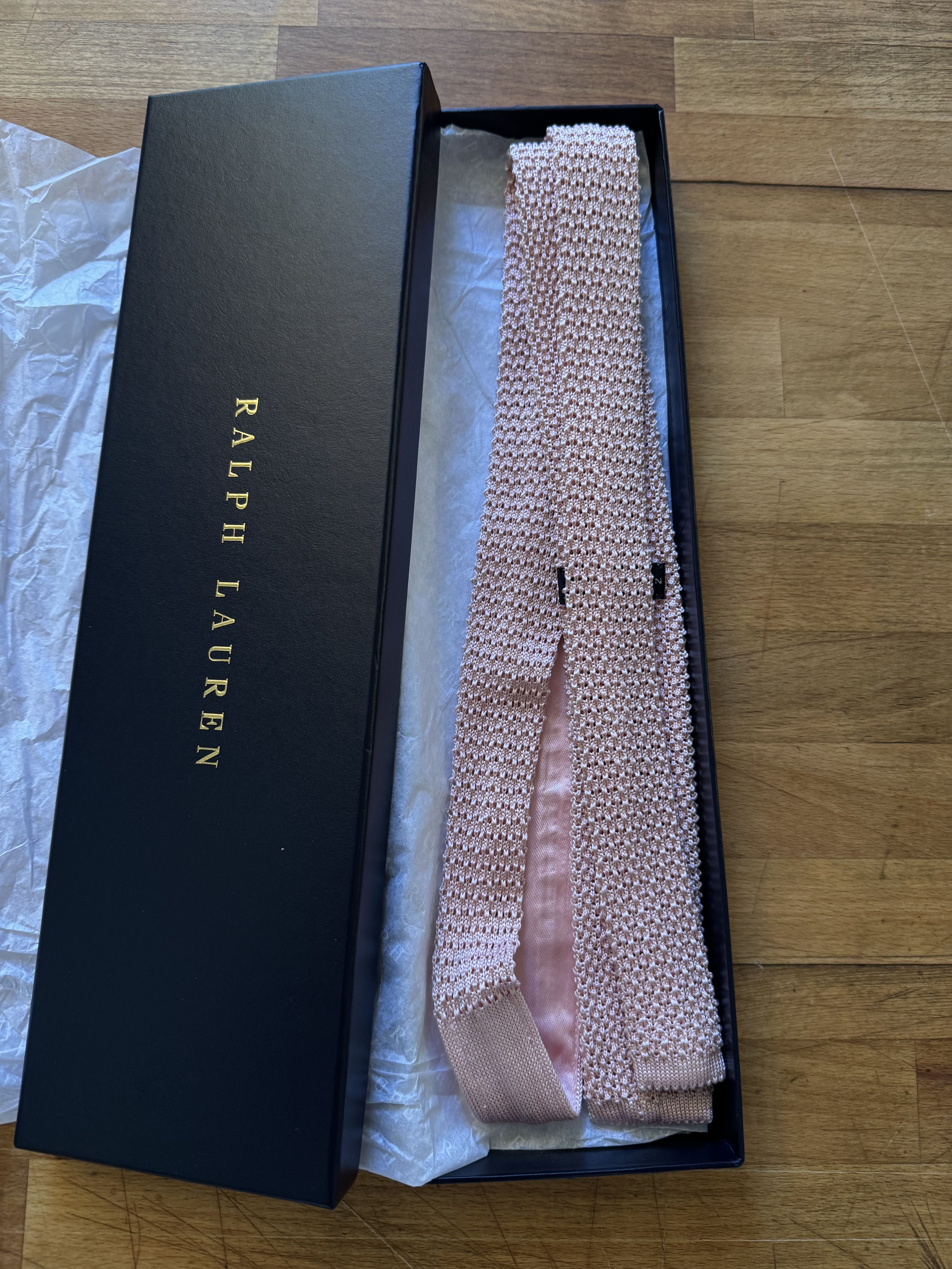 Ralph Lauren Knit Silk Tie Size ONE SIZE - 5 Thumbnail