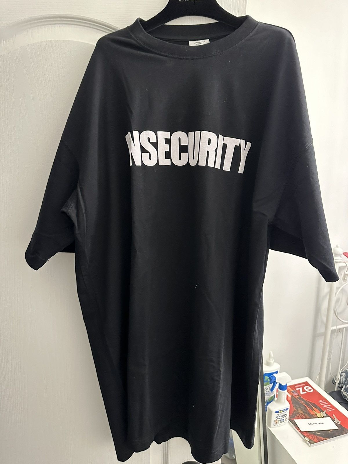 image of Vetements T Shirt in Black, Men's (Size Small)