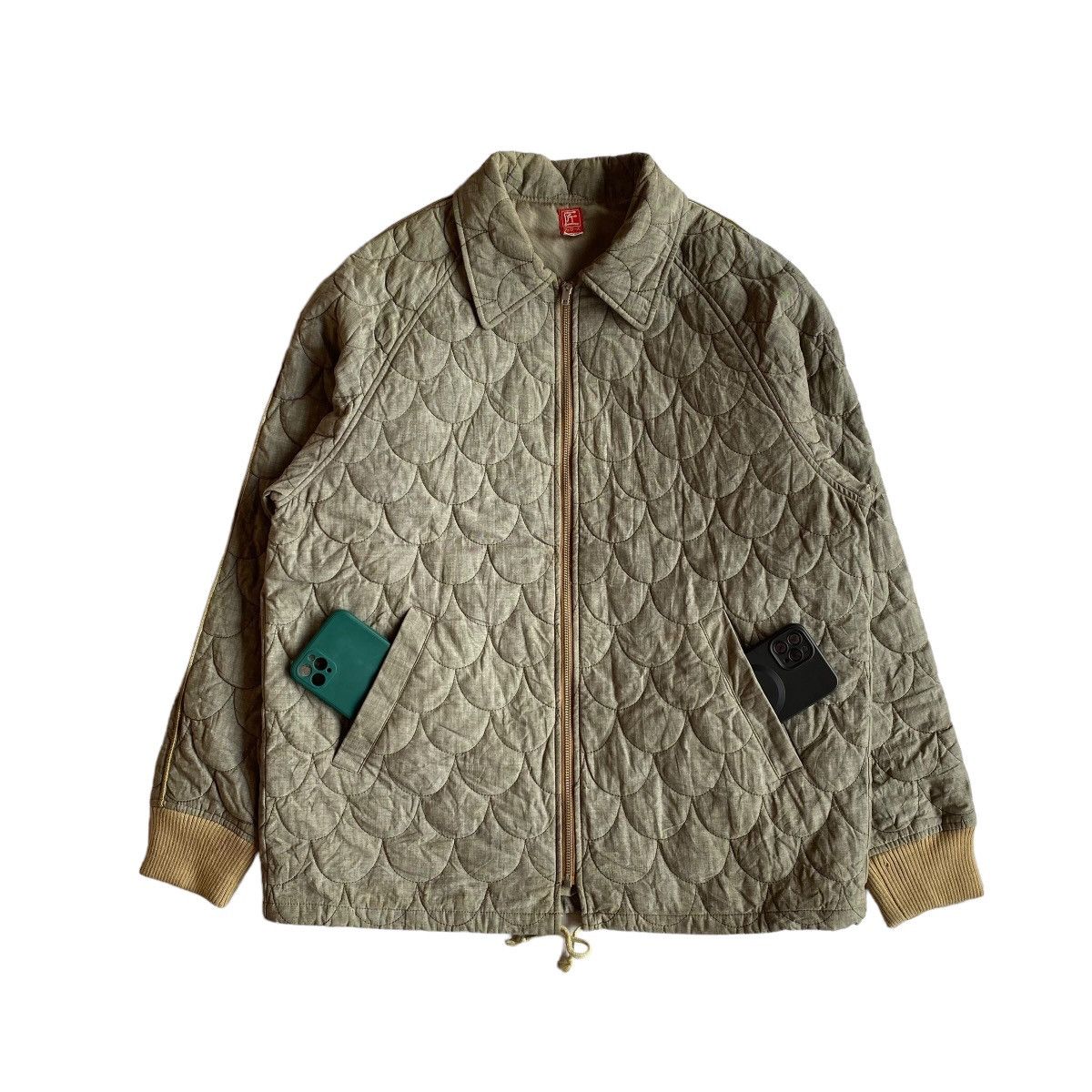 Freewheelers × Japanese Brand × Pherrow's Pherrows Quilted Embroidery Chains Stitch Jacket Size US M / EU 48-50 / 2 - 7 Thumbnail