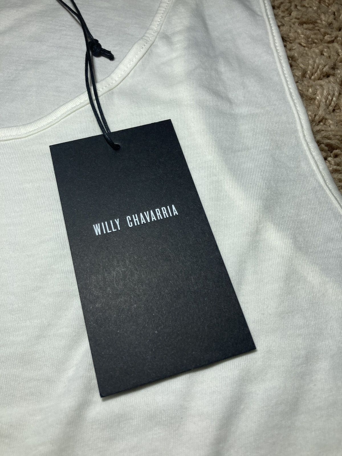 Willy Chavarria New SS25 Willy Chavarria Love Giver Easy Tank Top America 90 Size US XXL / EU 58 / 5 - 4 Thumbnail