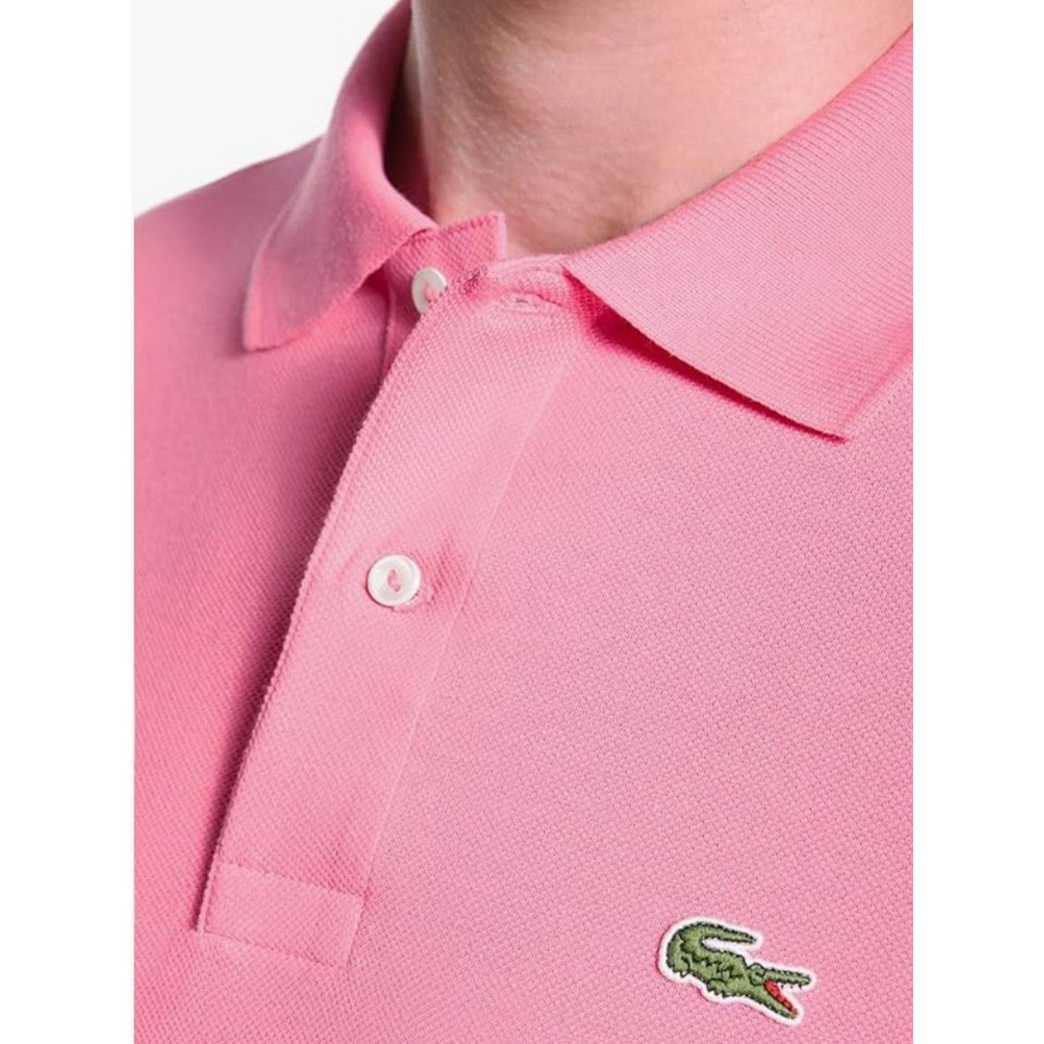 Lacoste Lacoste Mens Short Classic Chine L.1212 Polo Friandise L Size US L / EU 52-54 / 3 - 3 Thumbnail
