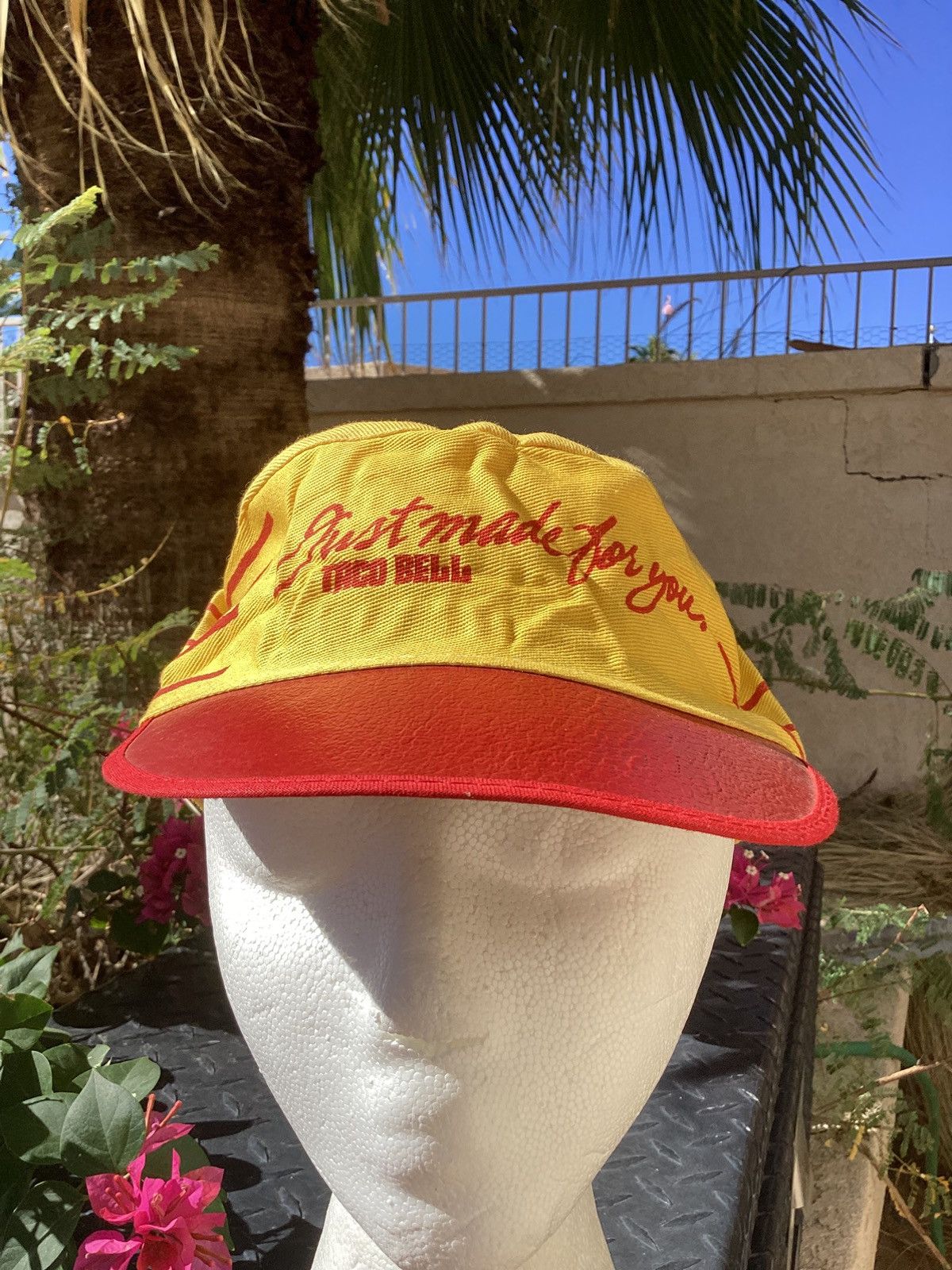 Other Vintage 1980s just made for you Taco Bell yellow and red hat Size ONE SIZE - 1 Thumbnail