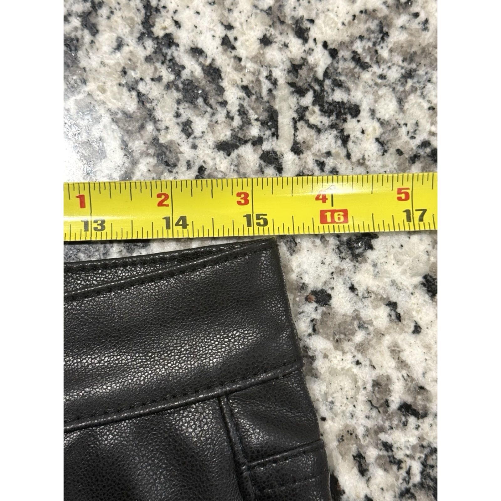 Vintage Judy Blue Faux Leather Bootcut Pants Women Regular 30x32 Black High Rise 7/28 Zip 30 32 Size 30" / US 8 / IT 44 - 3 Thumbnail
