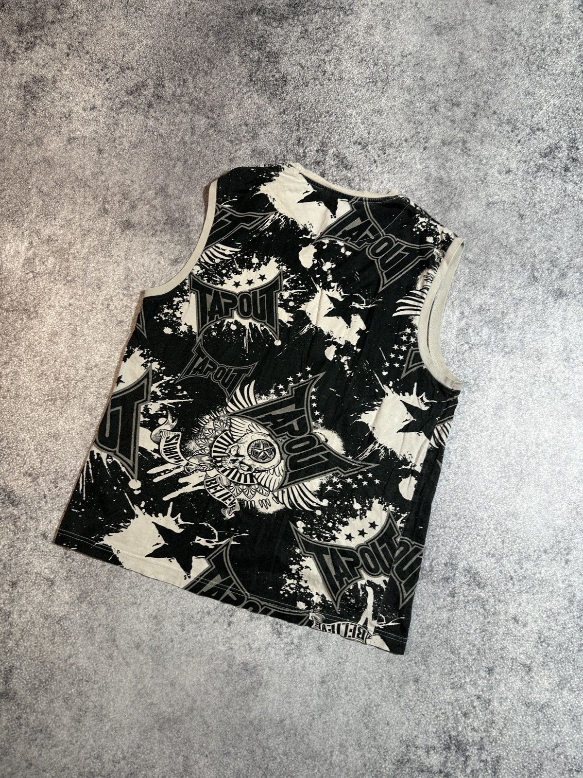 Tapout × Vintage Vintage Y2K Tapout Tank Top Streetwear USA Style Opium M Size US L / EU 52-54 / 3 - 4 Thumbnail