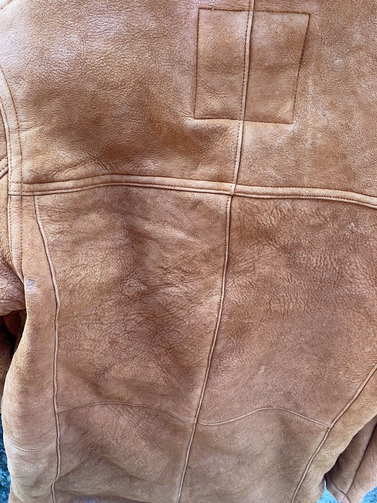 Leather Rare GEORGIA COFFEE Leather Jacket Fleece Inside Full Button Size US L / EU 52-54 / 3 - 6 Thumbnail