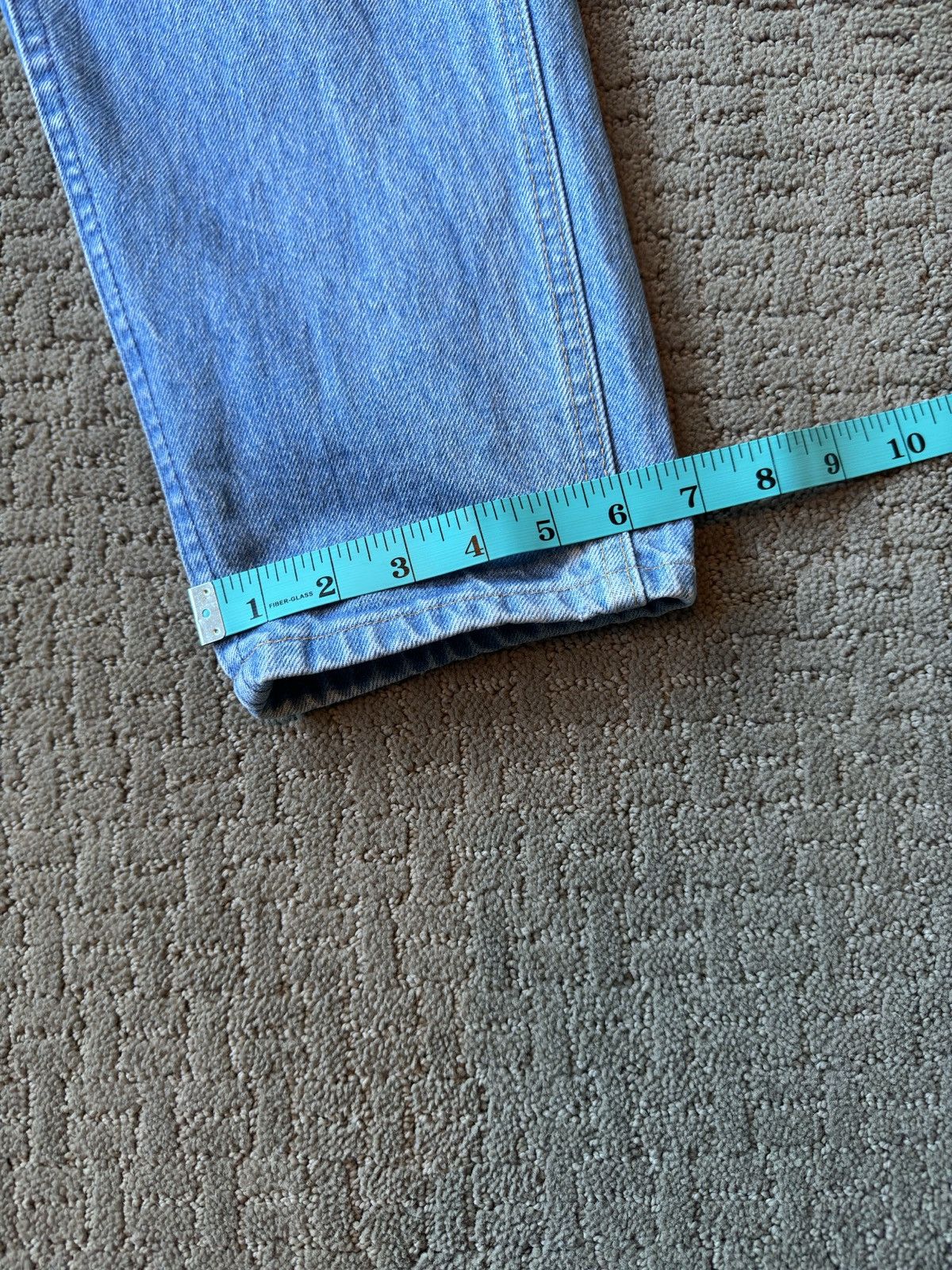 Lee × Vintage Light Wash Rider Jeans Size 31" - 5 Thumbnail