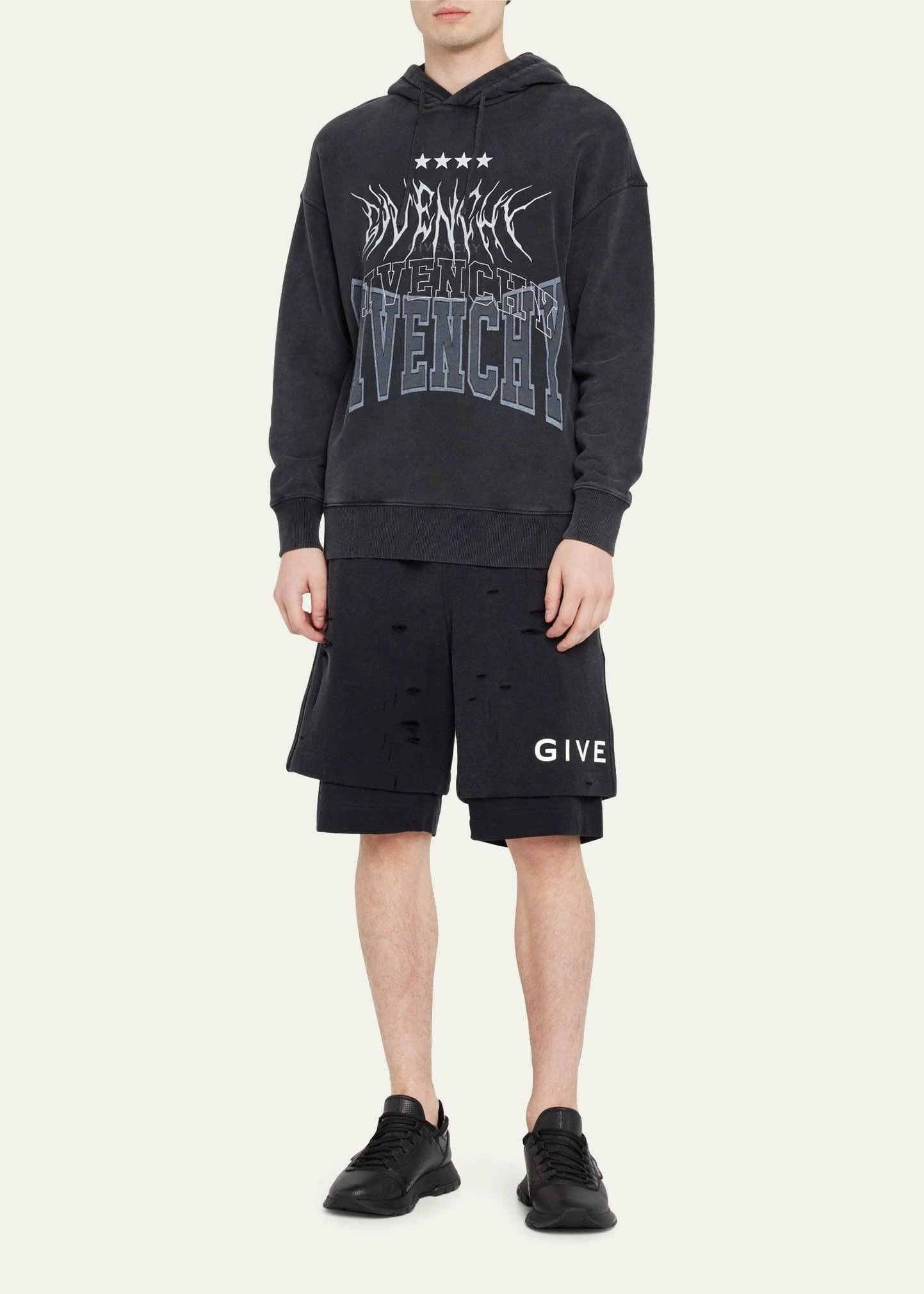 Givenchy os11x0724 Archetype Shorts in Black Size US 30 / EU 46 - 4 Thumbnail