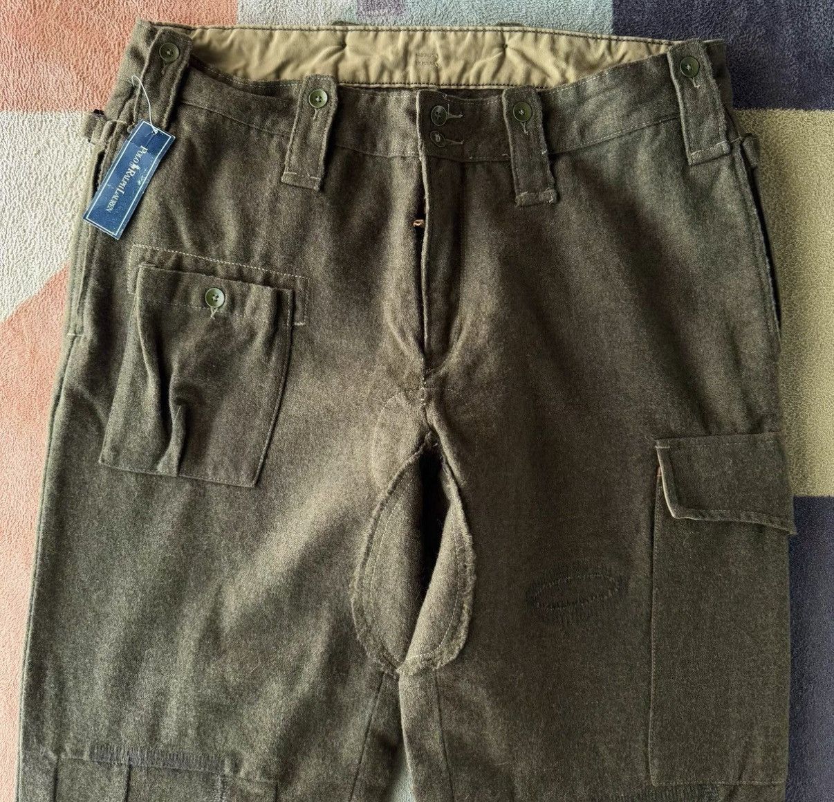 Polo Ralph Lauren Ralph Lauren Polo RL Wool Military Cargo Pants K22 Size US 29 - 3 Thumbnail