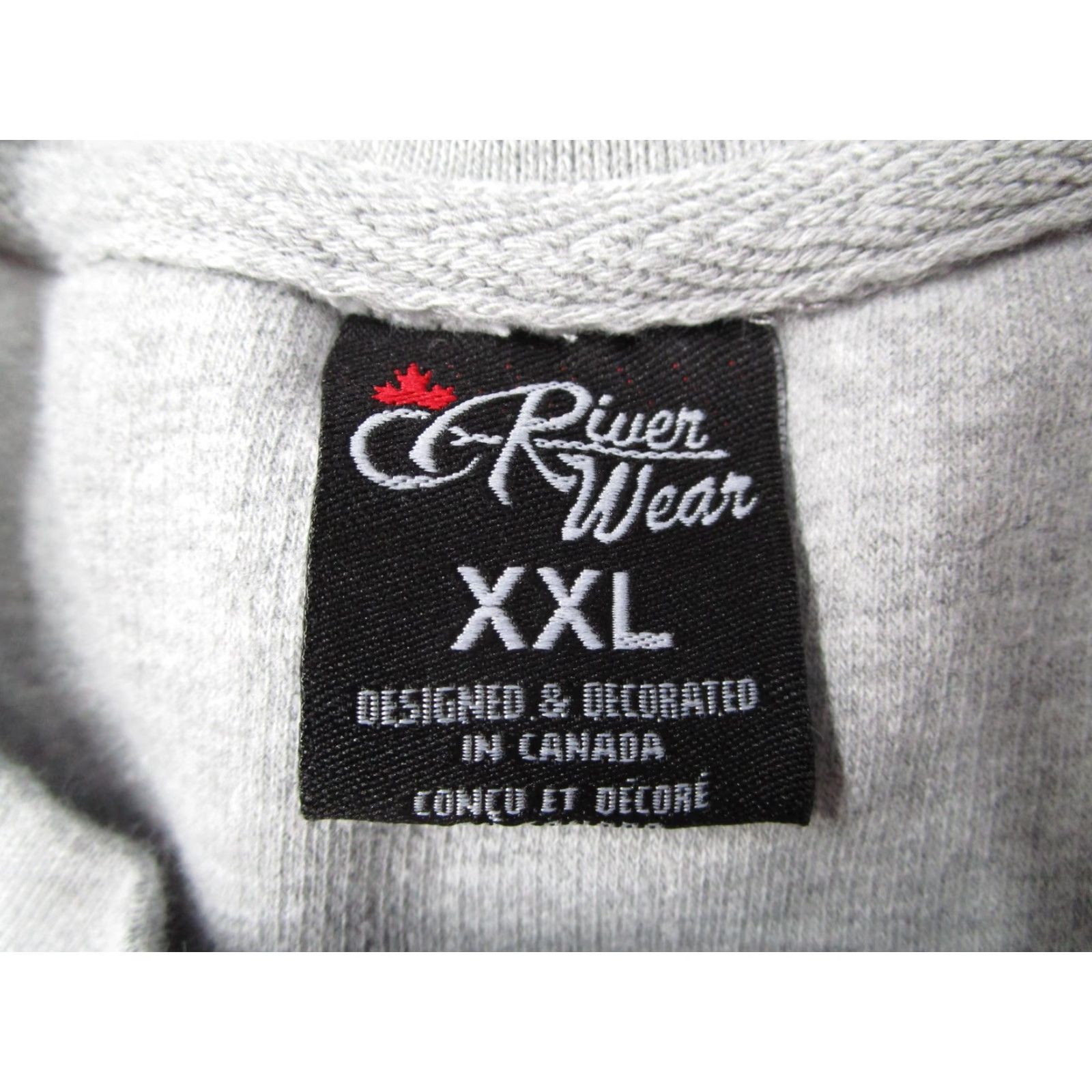 Vintage River Wear Sweatshirt Mens 2XL Gray Banff Canadian Rockies Pullover Fleece Size US XXL / EU 58 / 5 - 3 Thumbnail