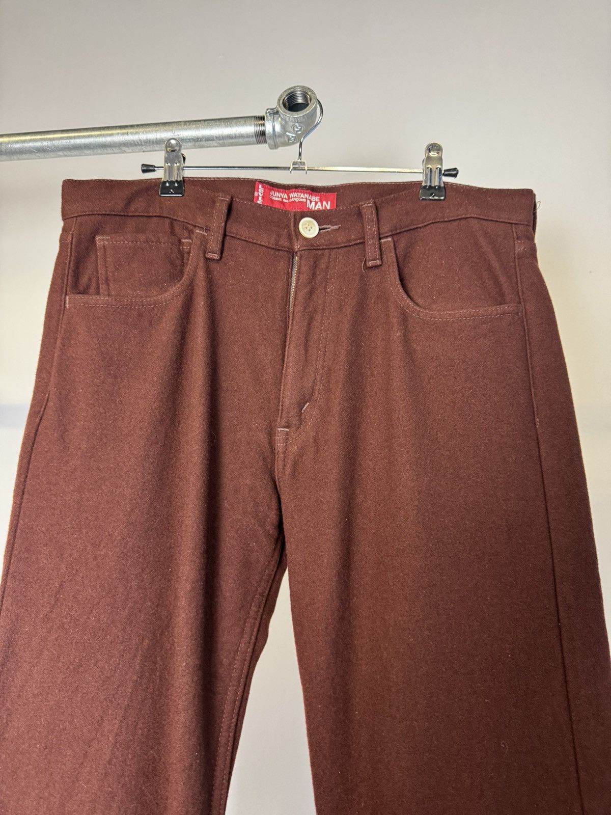 Junya Watanabe × Levi's Junya watanabe levis “greenwich pigs” wool pants Size US 34 / EU 50 - 4 Thumbnail