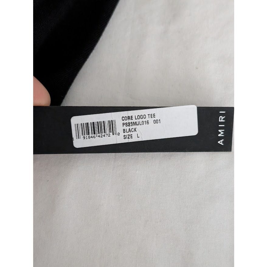 Amiri o1rshd1 Core Logo Tee T-Shirt in Black Size US L / EU 52-54 / 3 - 12 Thumbnail