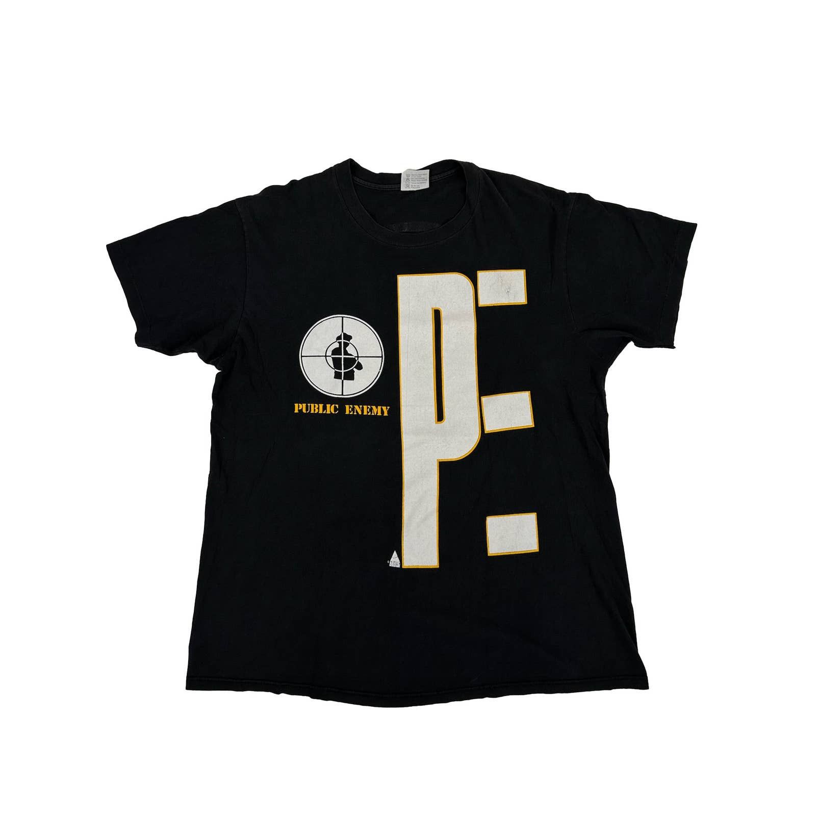 image of Public Enemy Vintage Tee in Black, Men's (Size XL)