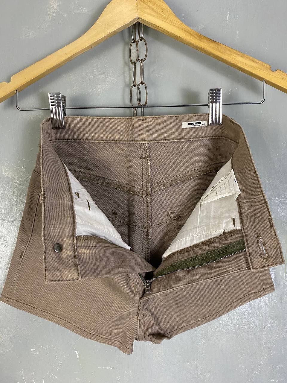 Miu Miu Miu Miu Denim Short Size 24" / US 00 / IT 34 - 6 Thumbnail