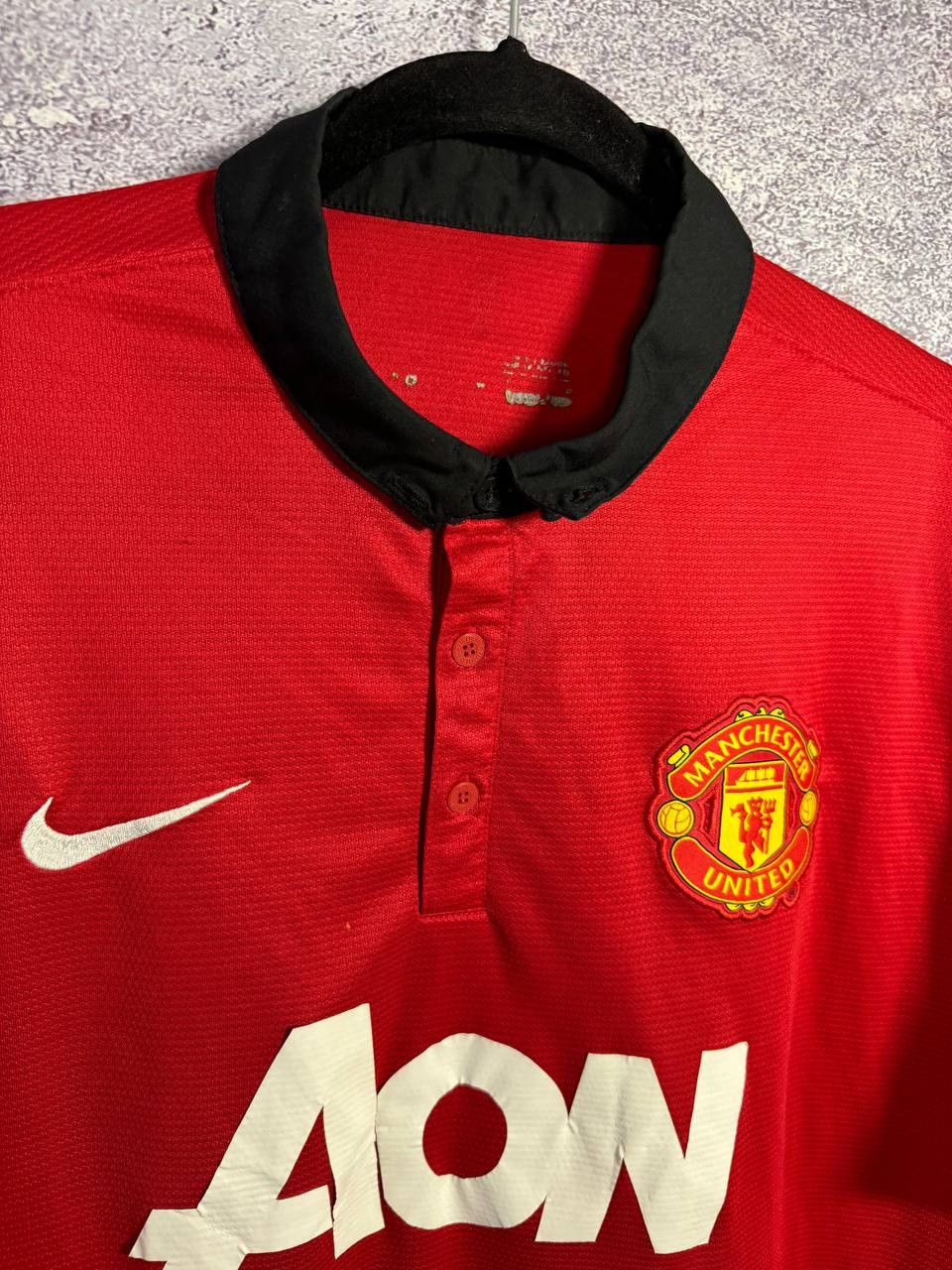 Nike Vintage Manchester United 2013/14 Nike Soccer Jersey Size US XL / EU 56 / 4 - 9 Thumbnail