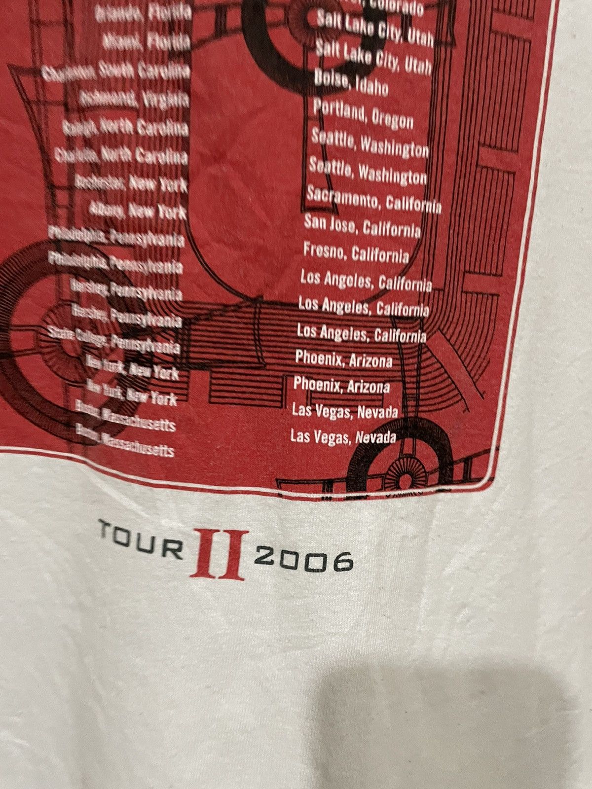 Band Tees × Country Road × Vintage Vintage Faith Hill & Tim Mcgraw Concert Distressed Tee Size US XL / EU 56 / 4 - 15 Thumbnail
