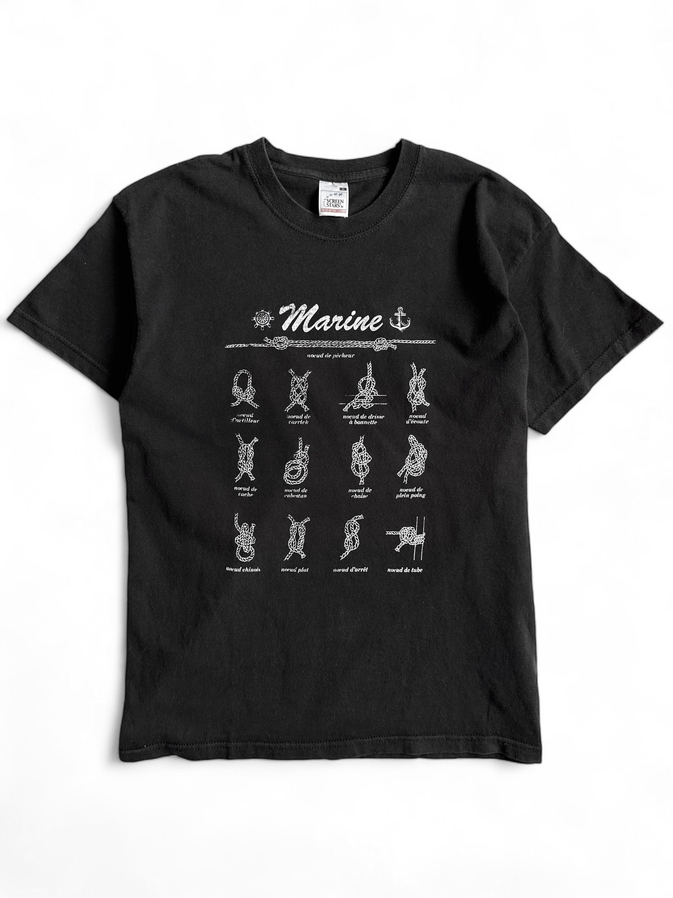 Vintage Vintage Marine Nautical Knots Tee Shirt Size US M / EU 48-50 / 2 - 1 Thumbnail