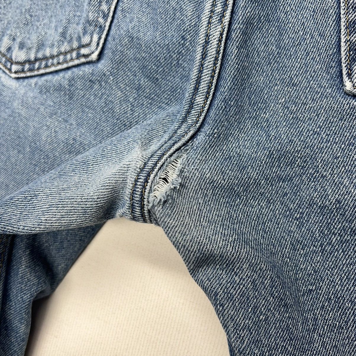 Carhartt × Vintage Carhartt Jeans Blue Loose Fit Straight Blue Faded Logo Y2K Size US 33 - 13 Thumbnail
